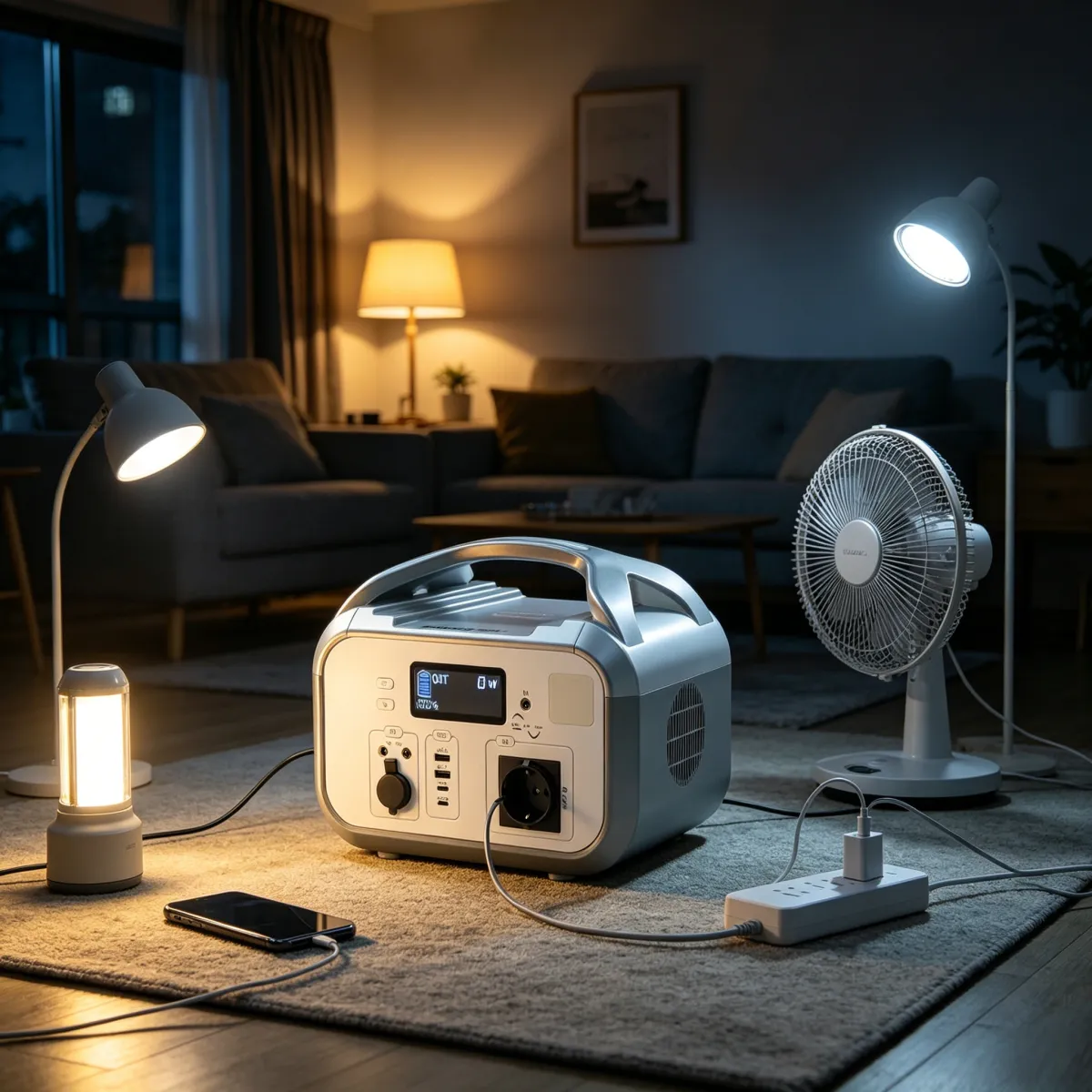 磷酸铁锂锂电池 600W 便携式储能电源