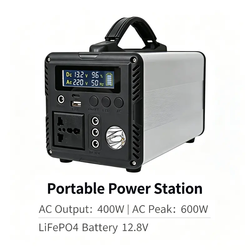 峰值 600W 户外太阳能便携式电源