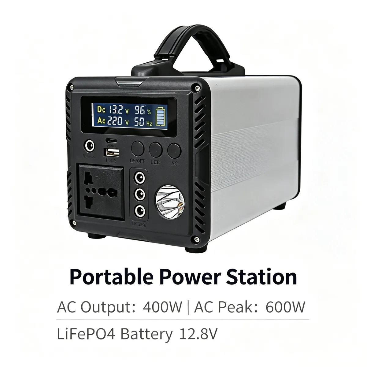 应急 600W 便携式太阳能储能电源