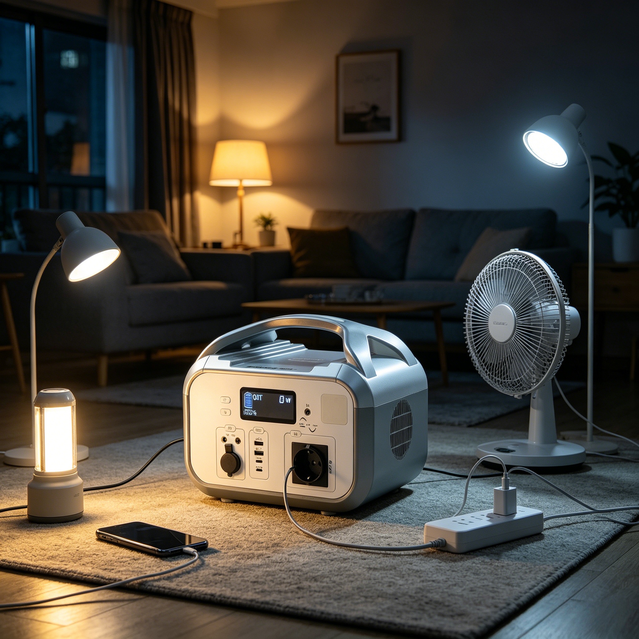 LiFePO4 Lithium Battery, 600W portable power station