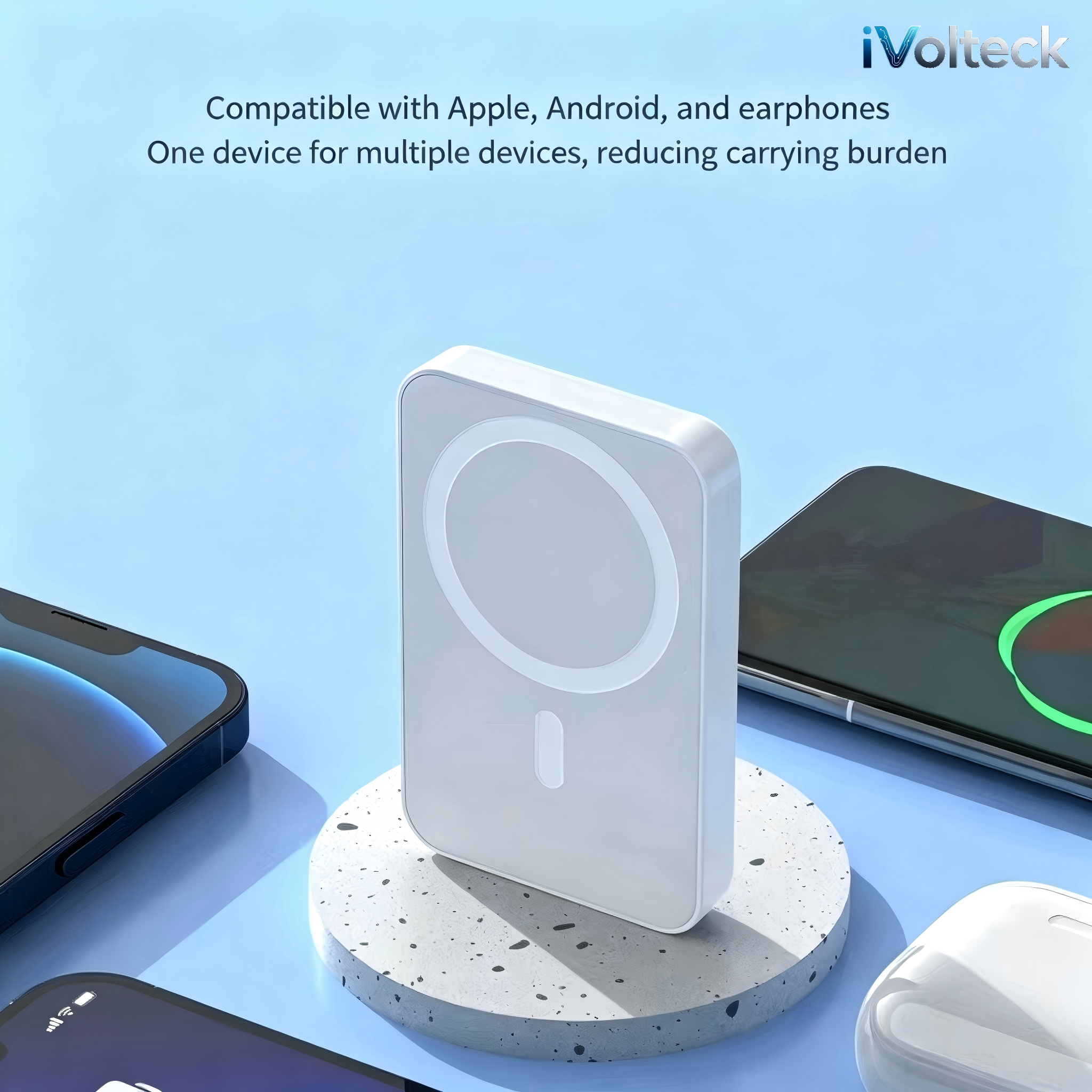 Mini Magnetic Fast Charger Portable Power Bank 5000/10000mAh