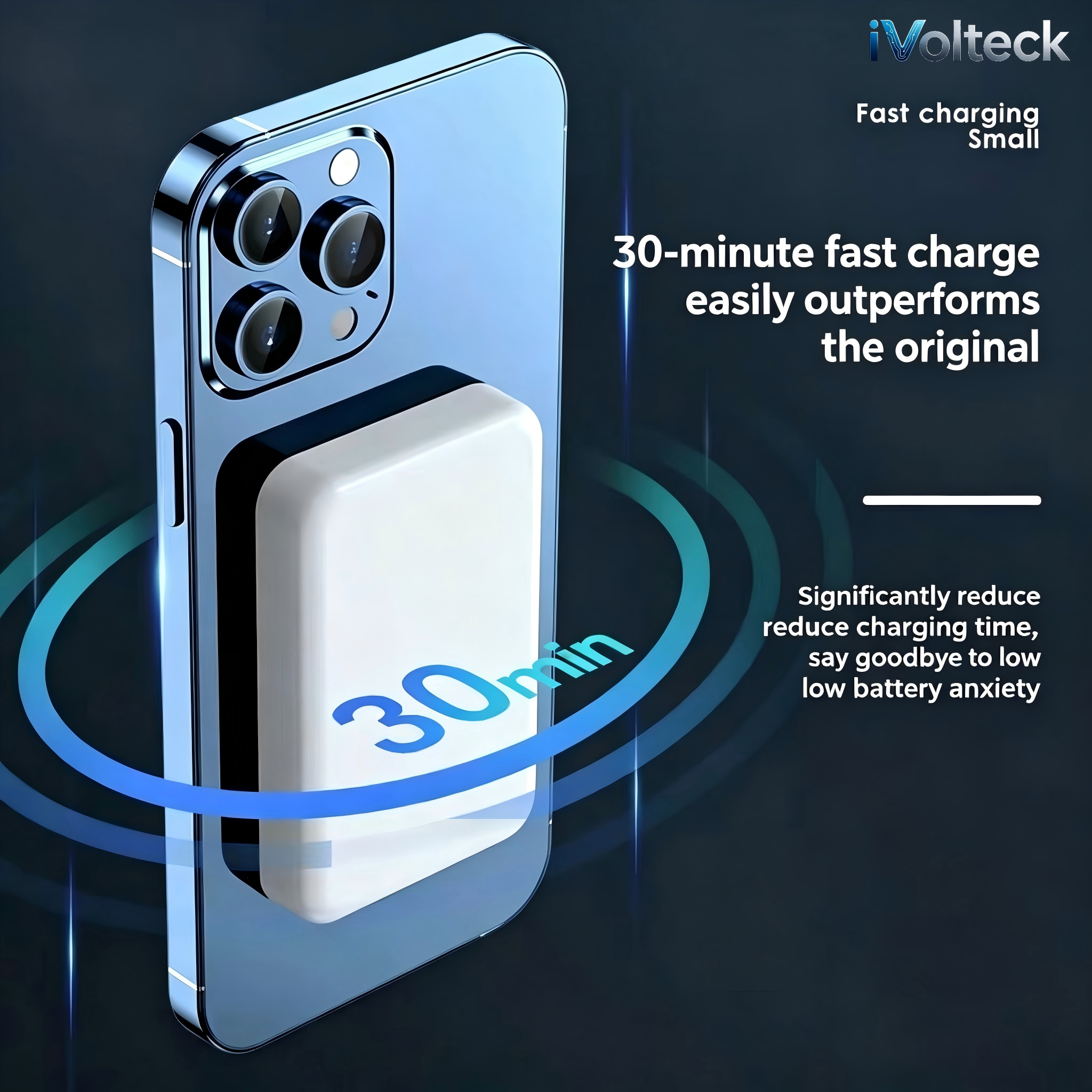 Mini Magnetic Fast Charger Portable Power Bank 5000/10000mAh