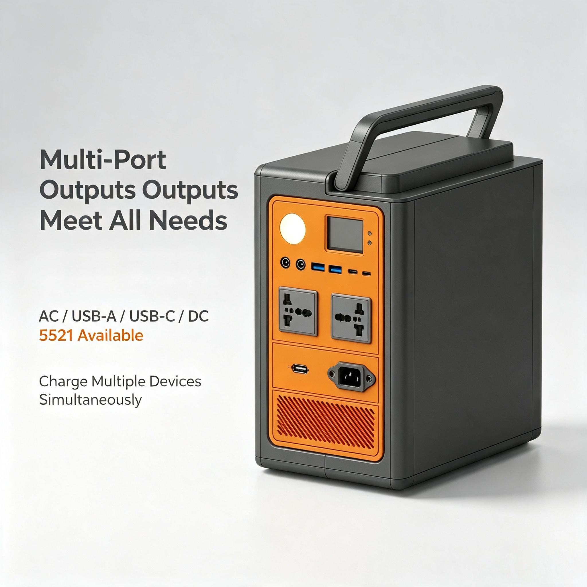 300W Compact Handheld Emergency Power Supply for Camping and Household Power Outage
