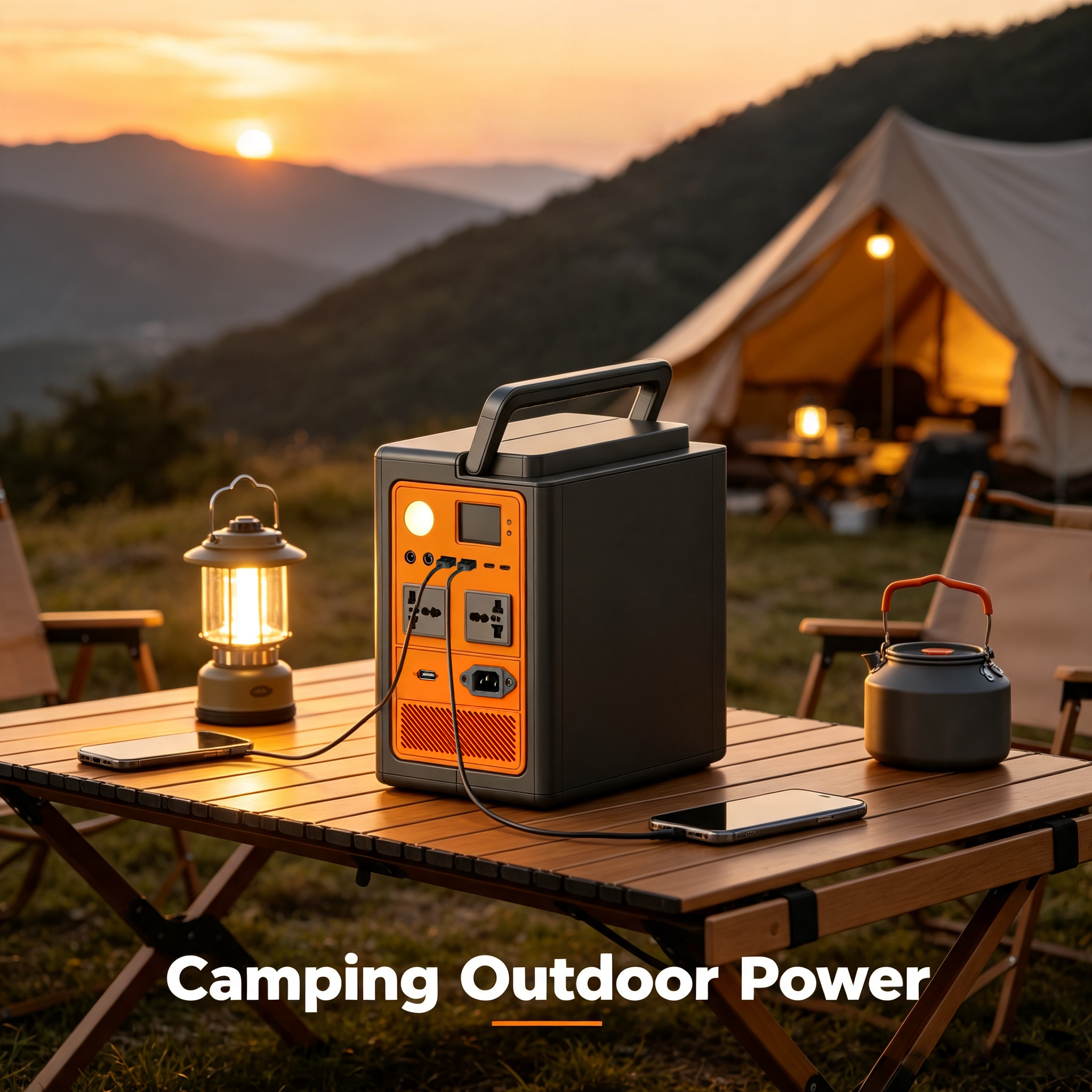 300W Compact Handheld Emergency Power Supply for Camping and Household Power Outage