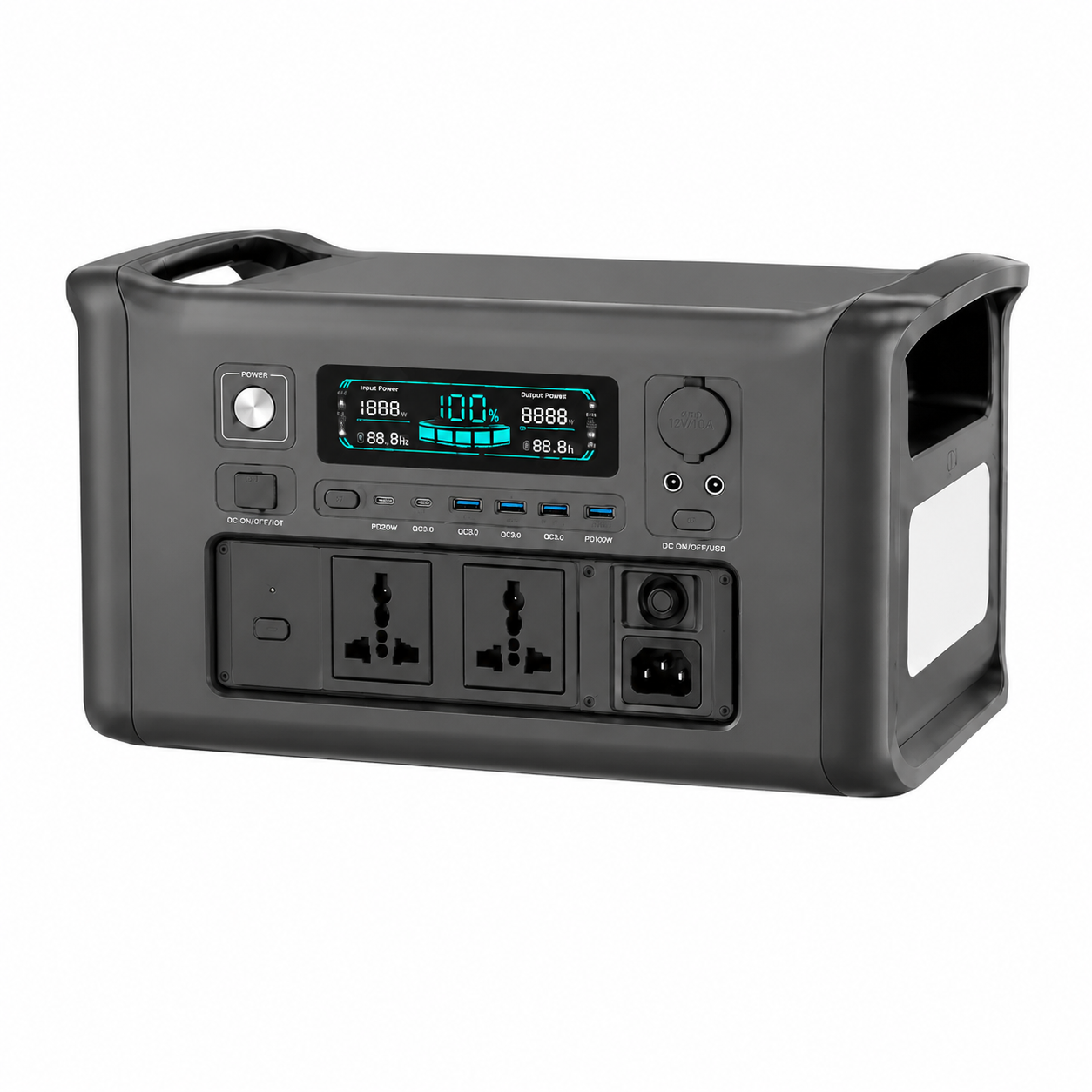 Portable Power Station 1800W for Outdoor Camping