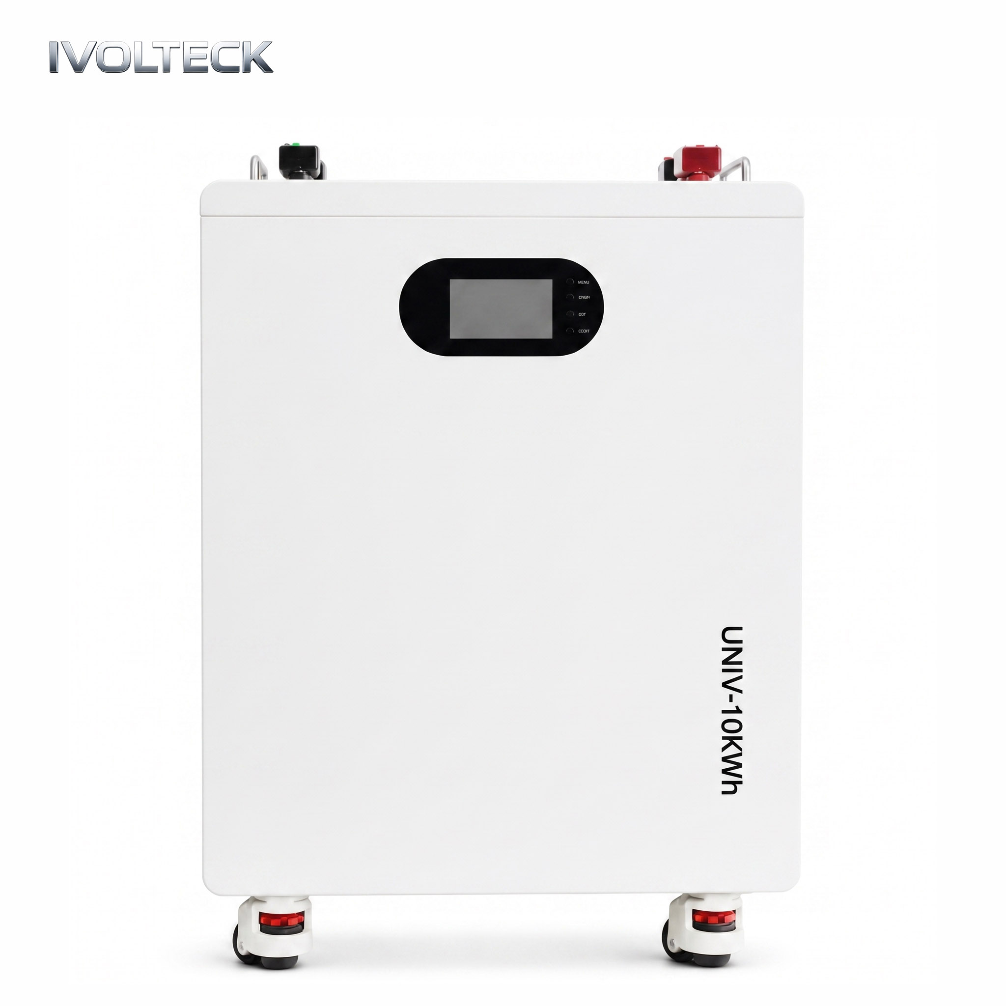 10kWh Home Energy Storage Battery Vertical Cabinet With Lockable Universal Casters Floor Mount No Wall Renovation Garage Basement Solar Storage