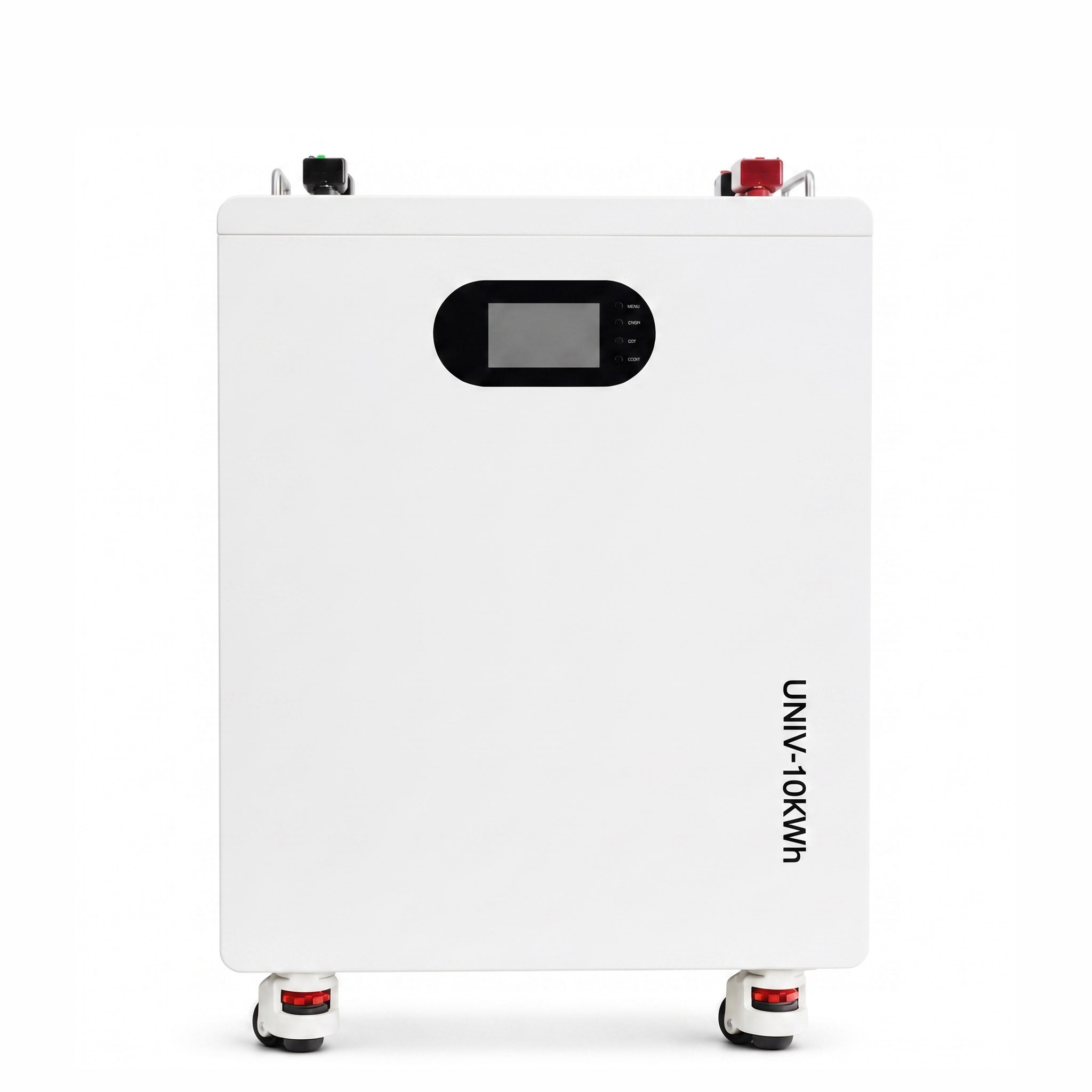 10kWh Home Energy Storage Battery Vertical Cabinet With Lockable Universal Casters Floor Mount No Wall Renovation Garage Basement Solar Storage
