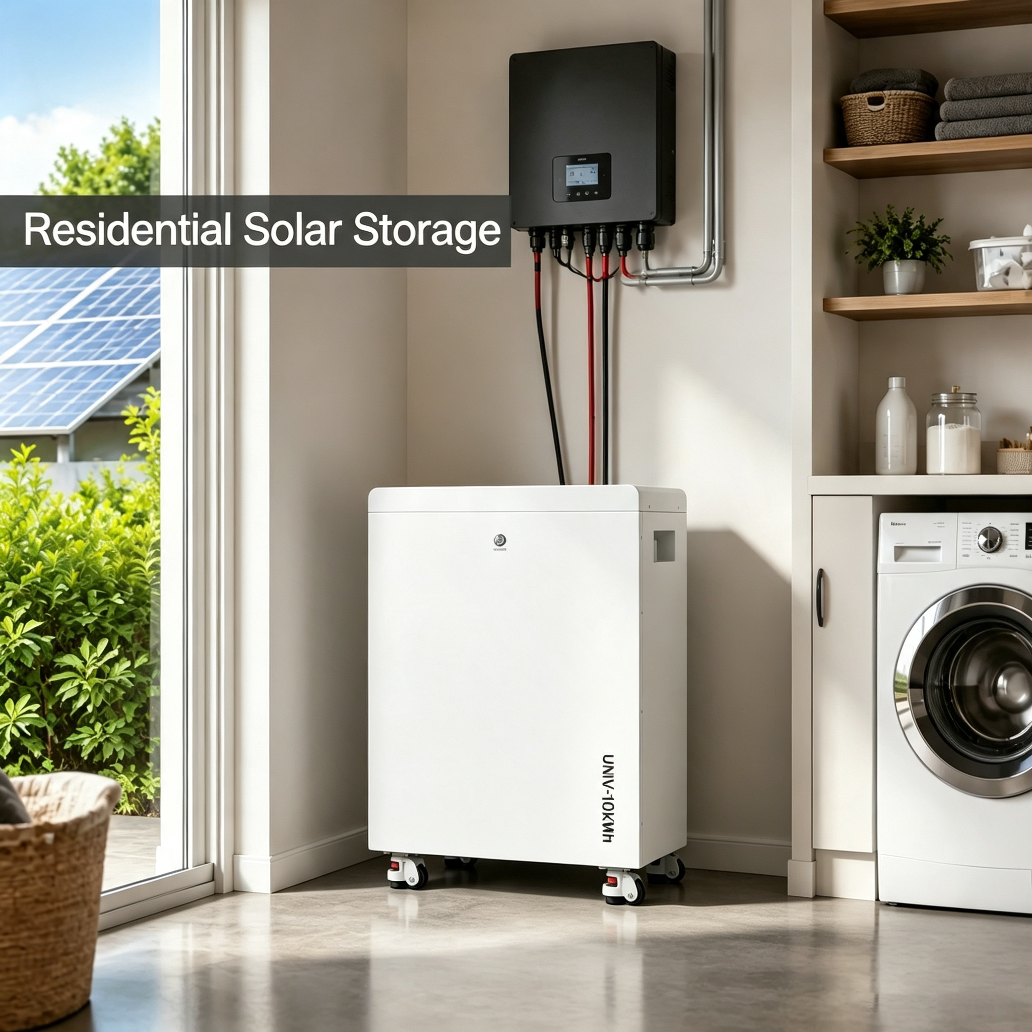 All-in-one 10kWh LFP Solar Battery Storage With DC/DC Converter