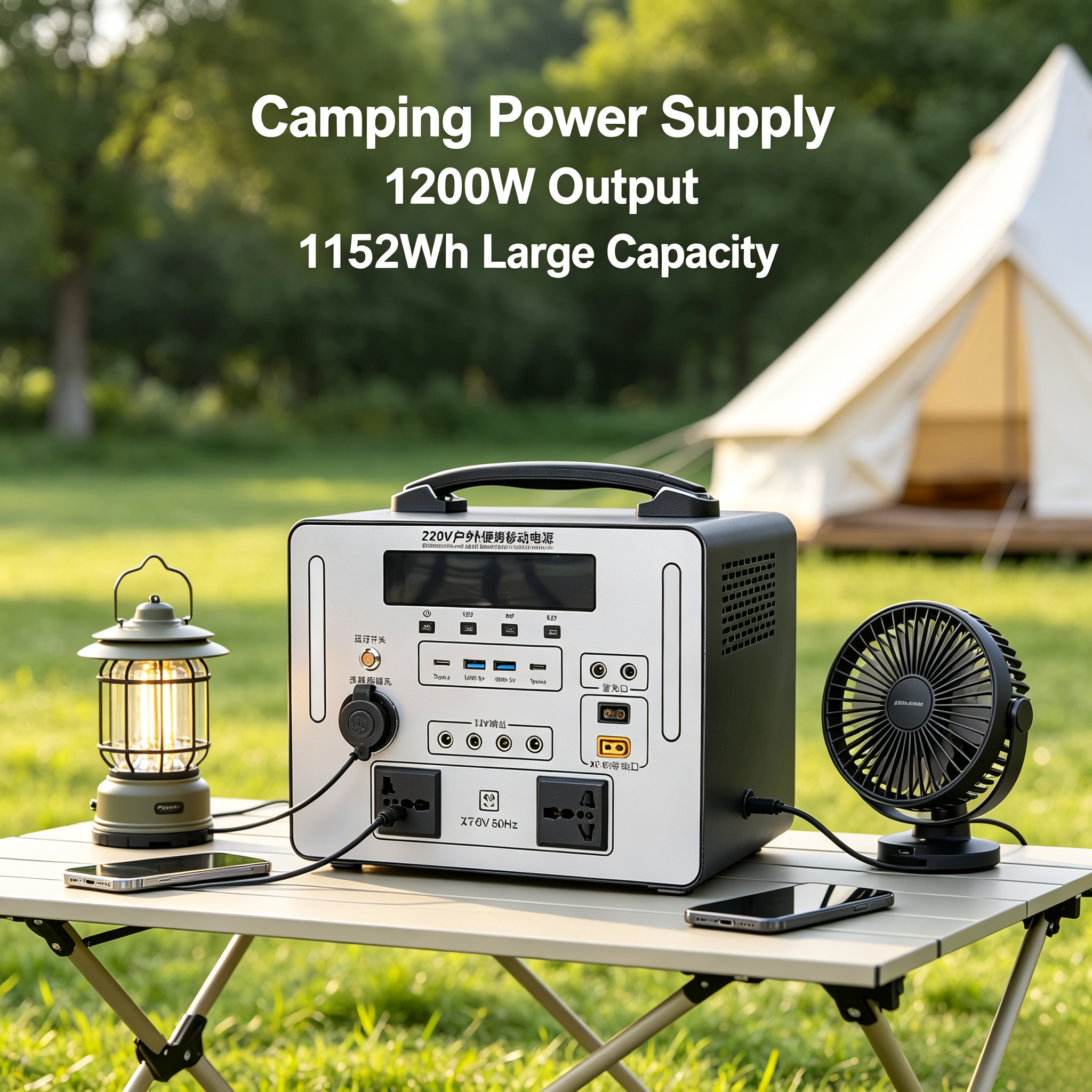 1200W LiFePO4 Portable Home Solar Power Station