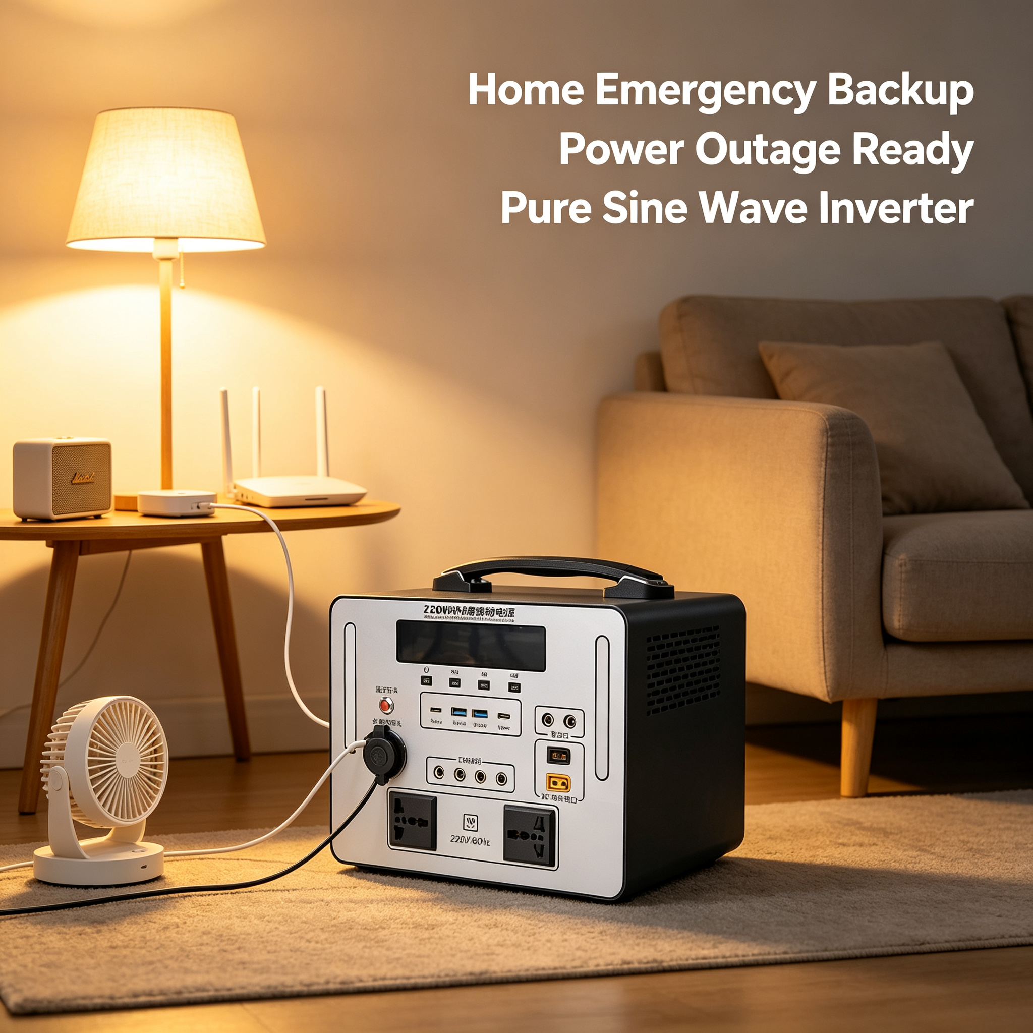 1200W LiFePO4 Portable Home Solar Power Station
