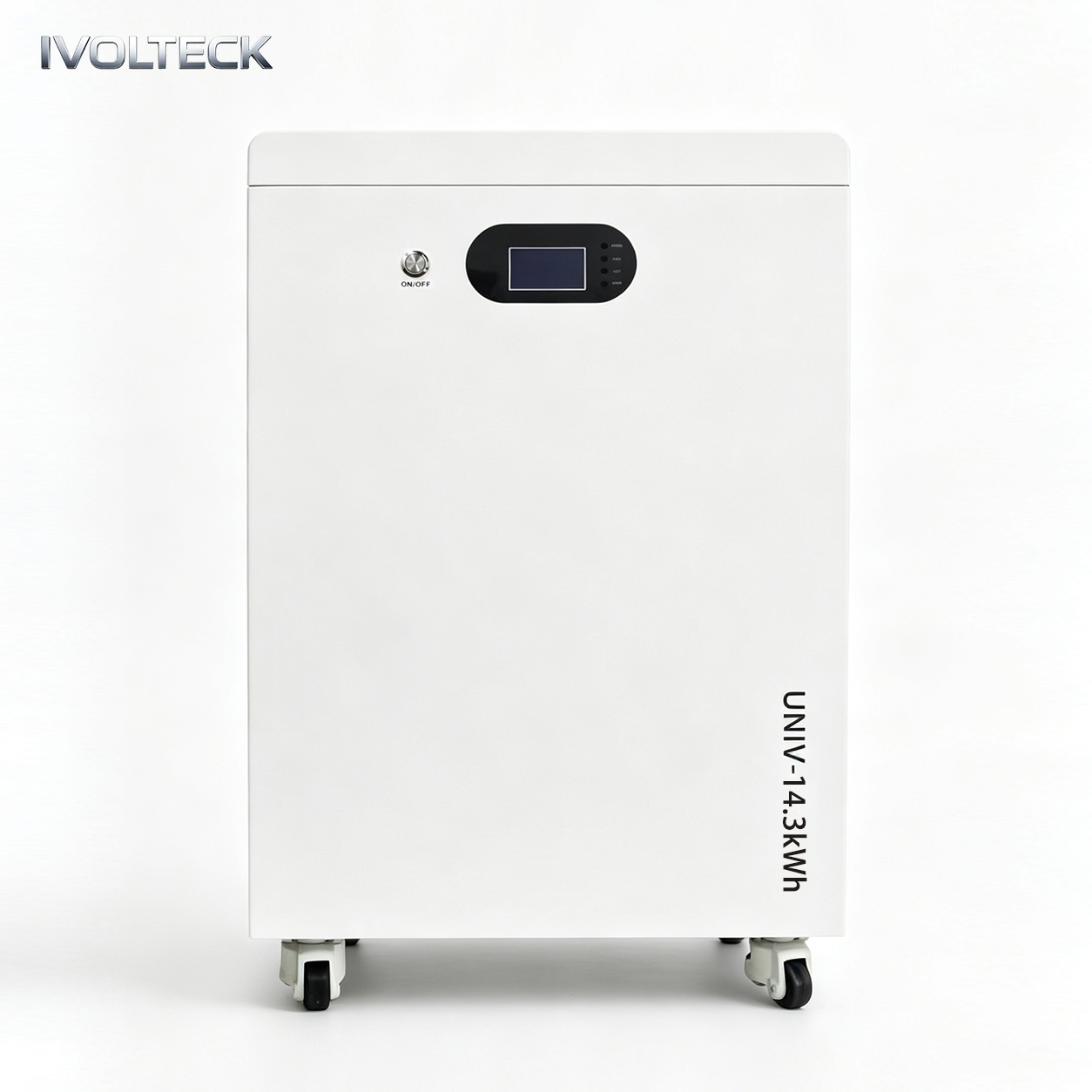 14.3kWh Home Energy Storage Vertical Cabinet With Lockable Casters Floor Mount No Wall Modification Garage Basement Solar Storage OEM ODM