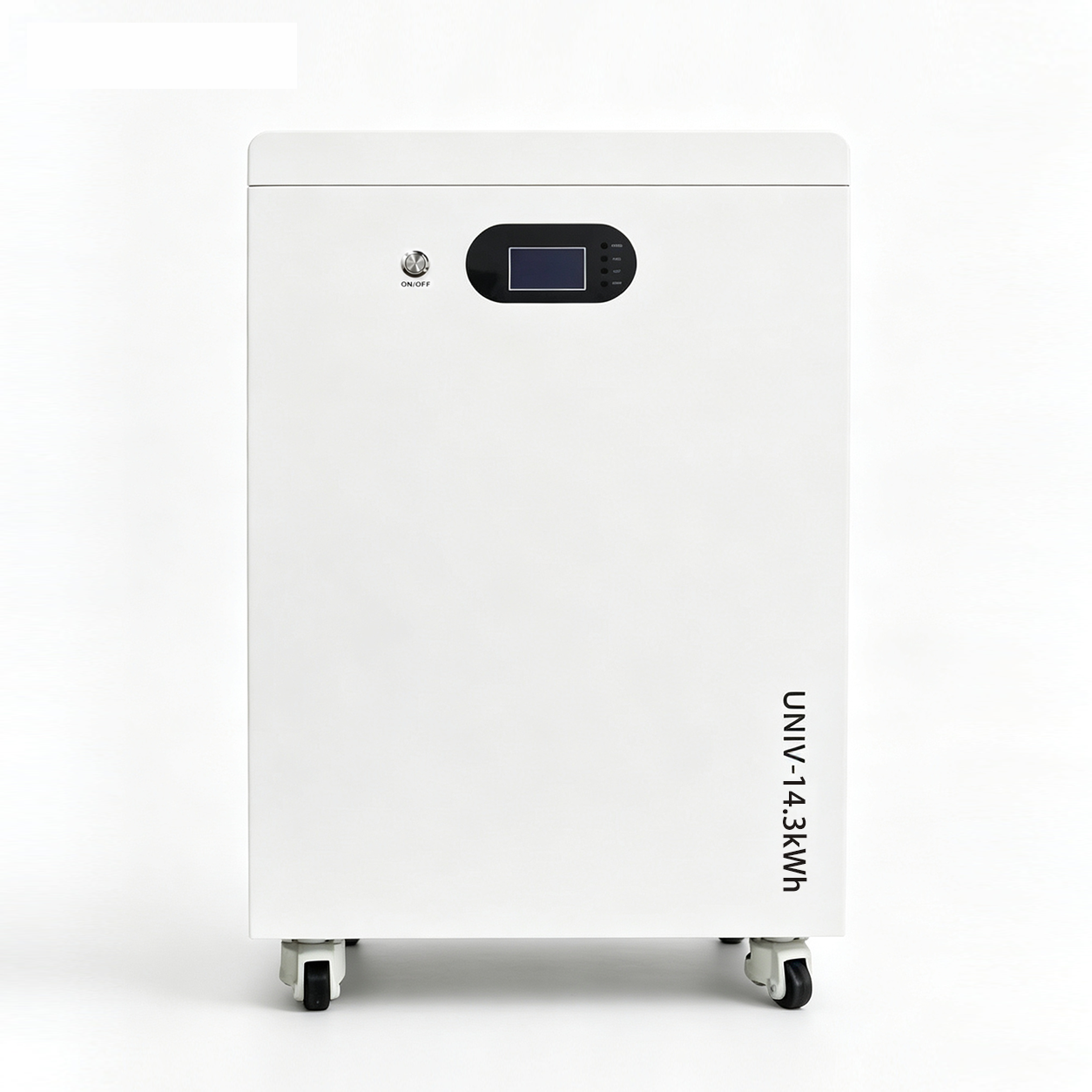 14.3kWh Home Energy Storage Vertical Cabinet With Lockable Casters Floor Mount No Wall Modification Garage Basement Solar Storage OEM ODM