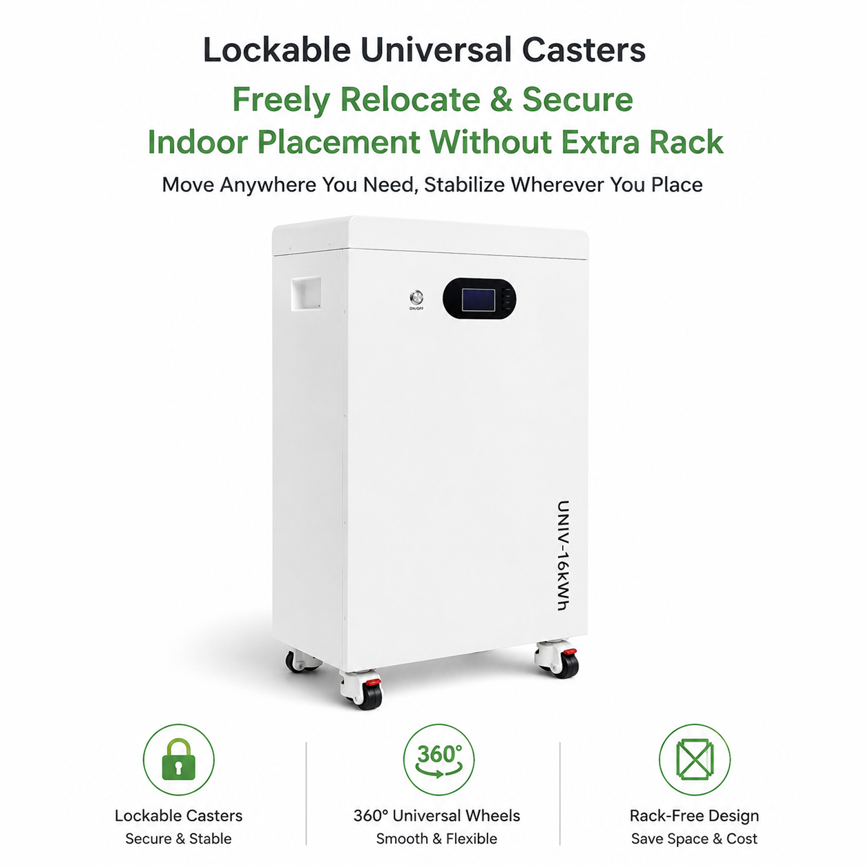 16kWh Automotive Grade LiFePO4 Energy Storage Battery 15.11kWh Usable Energy 90% DOD 200A Charge Discharge 20 Units Parallel Expandable OEM ODM Supplier
