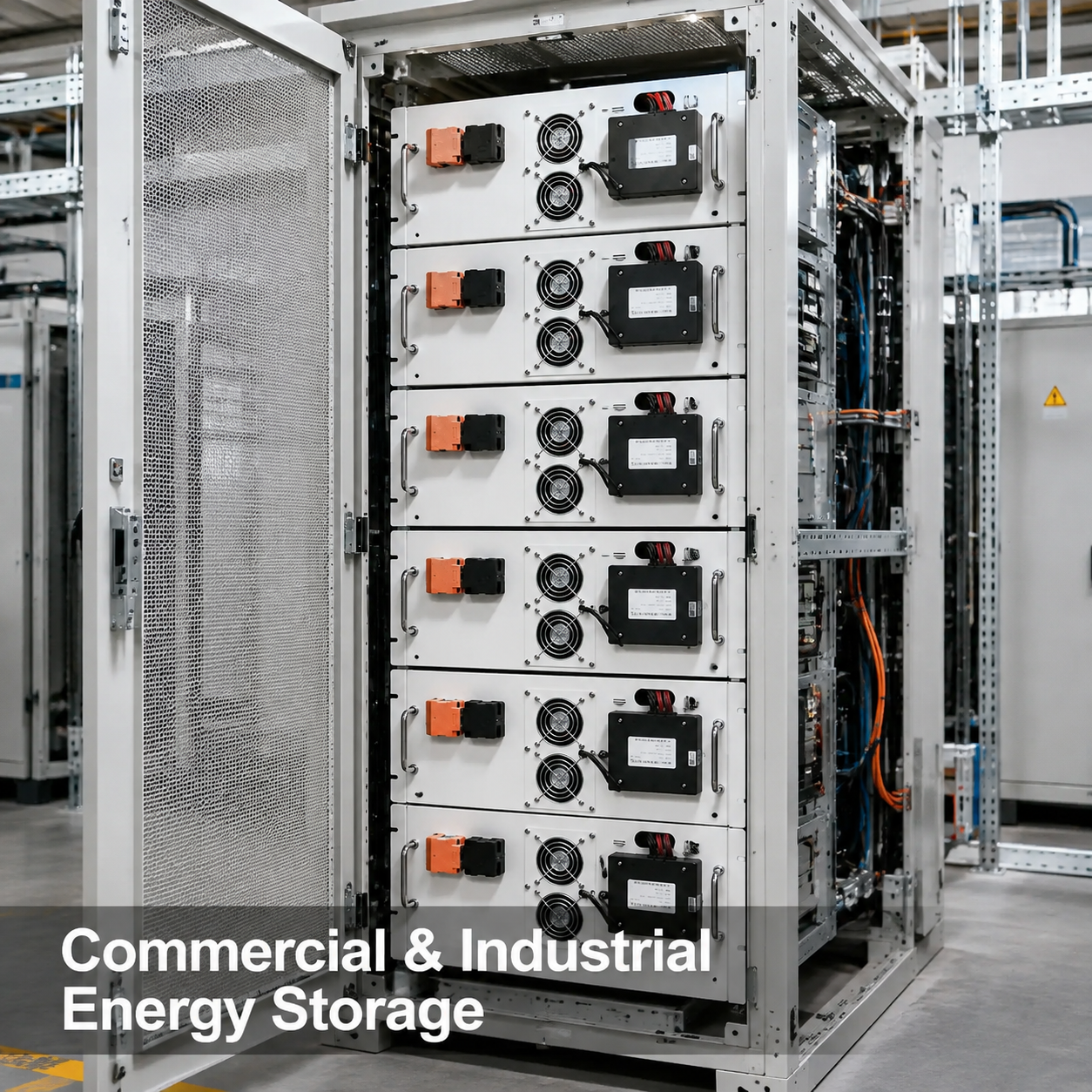 16kWh rack-mounted LFP battery module equipped with a complete BMS protection system