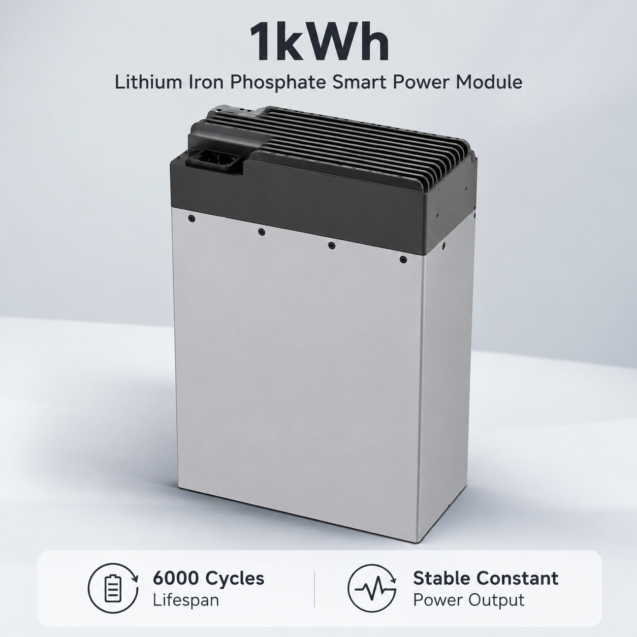 Plug-and-play 1kWh LiFePO4 Power Module for Battery Swap System
