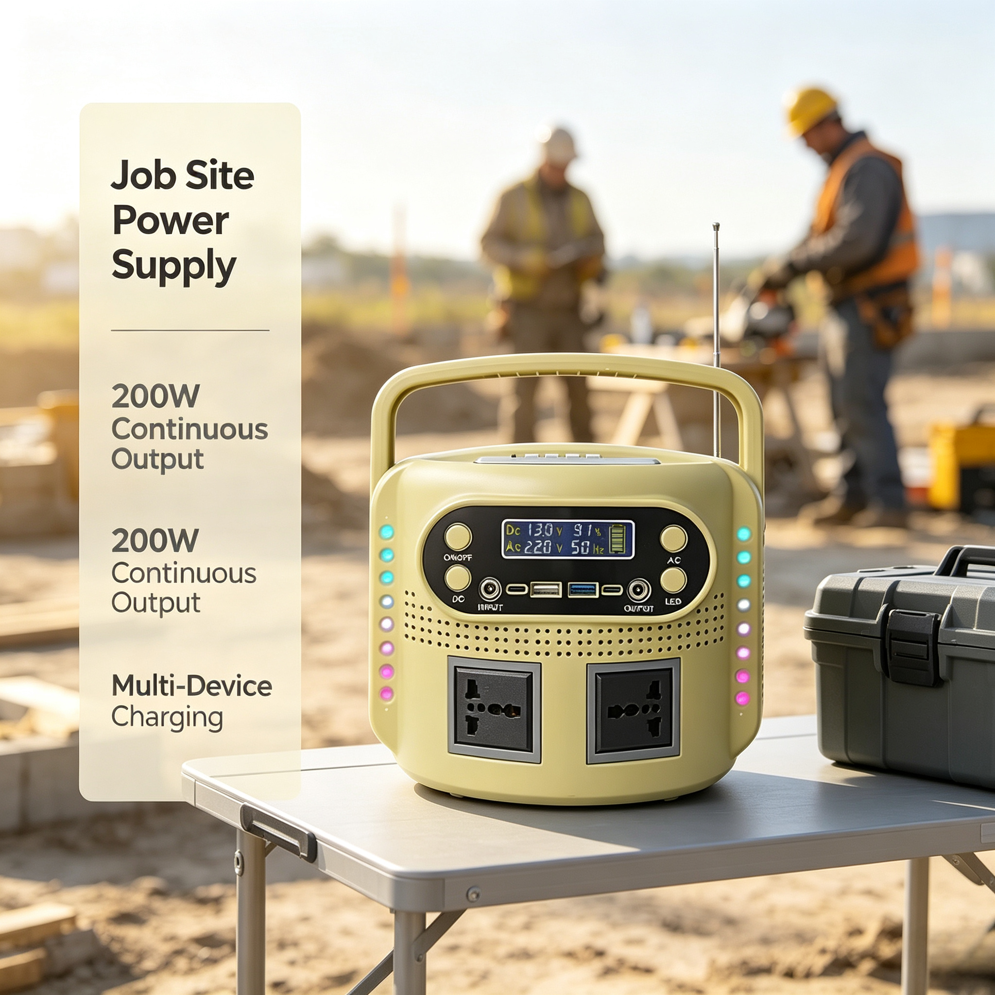200W Portable LiFePO4 Power Station