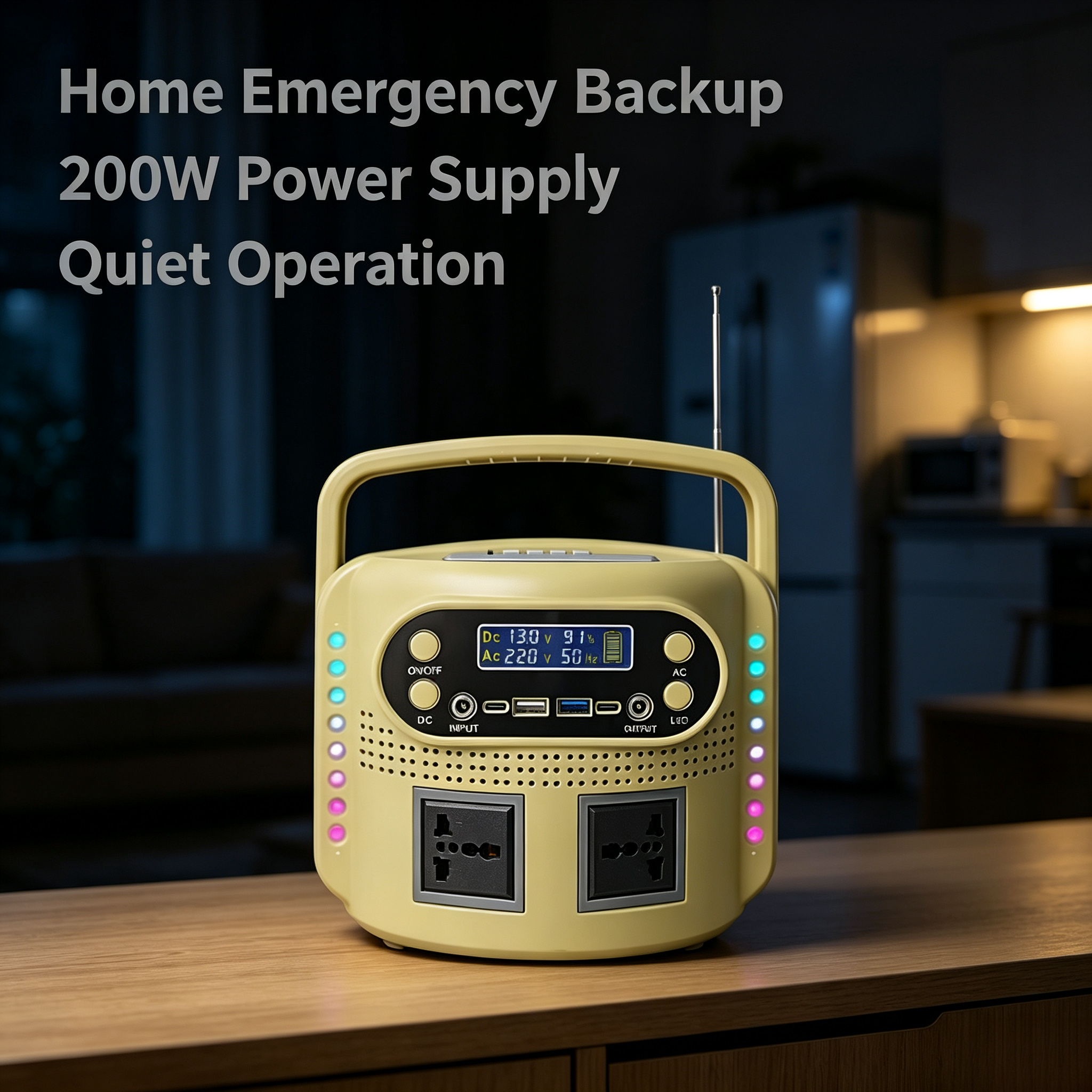 200W Portable LiFePO4 Power Station