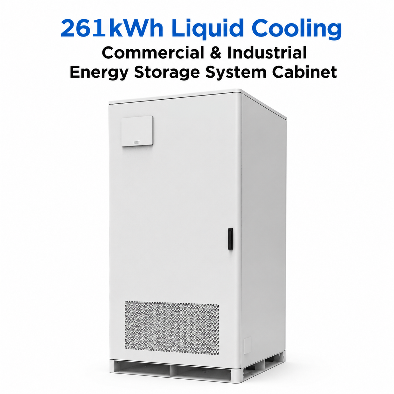 Commercial & Industrial Liquid Cooled Energy Storage System 261kWh 125kW LFP Battery Cabinet