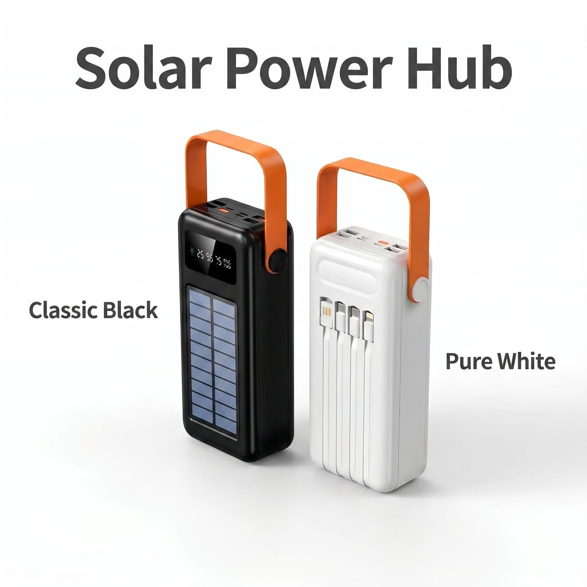 Outdoor Solar Power Pack PVC Shell LED Light for Road Trip Emergency