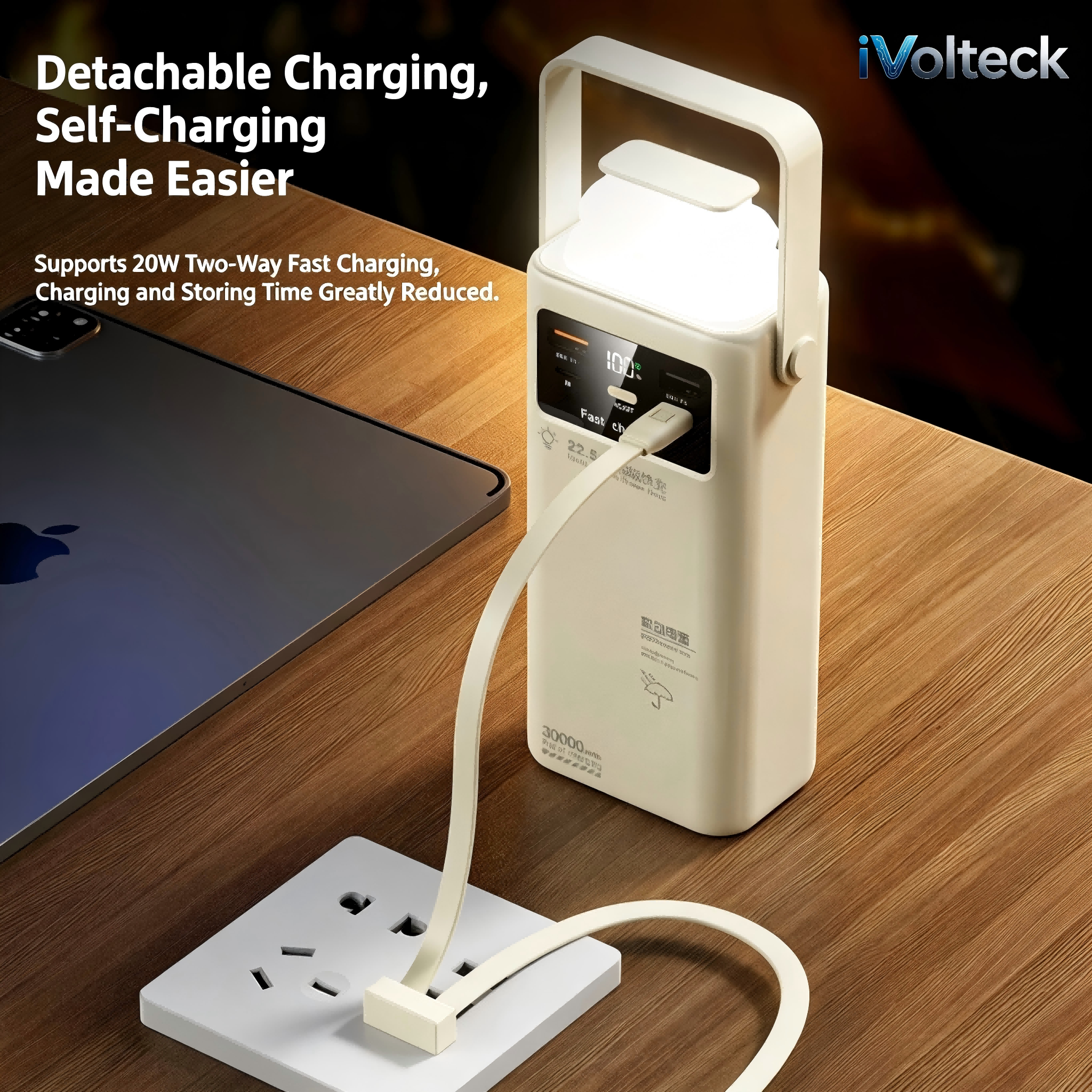 22.5W High Capacity Power Bank Multi USB Portable Charger