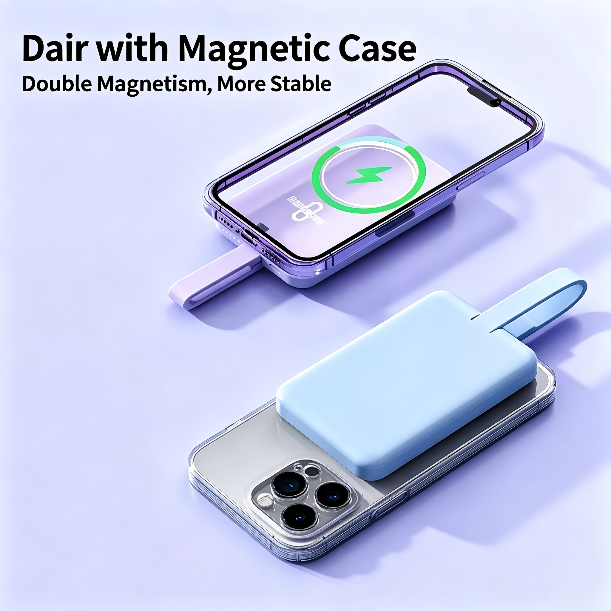 Portable Magnetic 10000mAh Type C Pd Power Bank