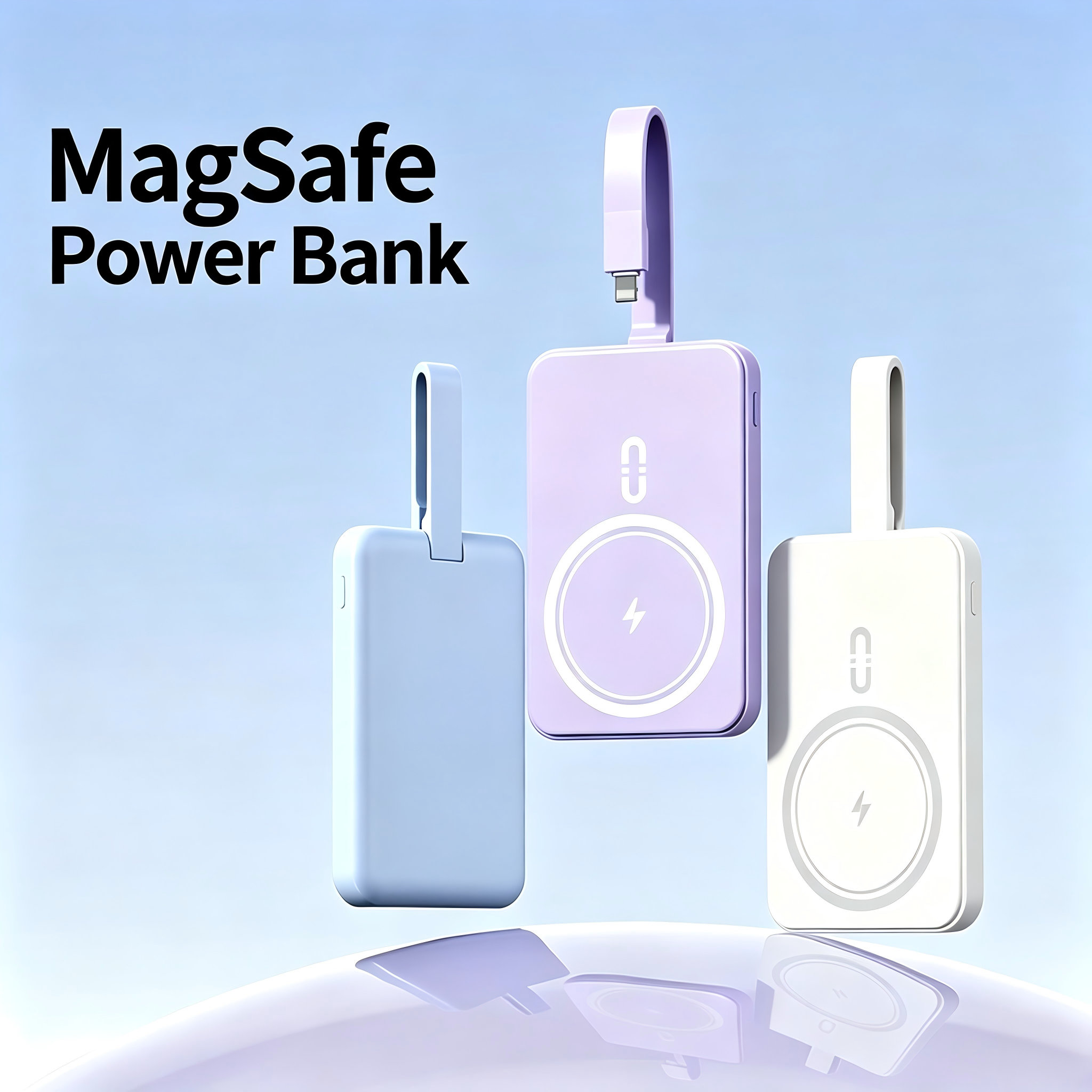 Portable Magnetic 10000mAh Type C Pd Power Bank