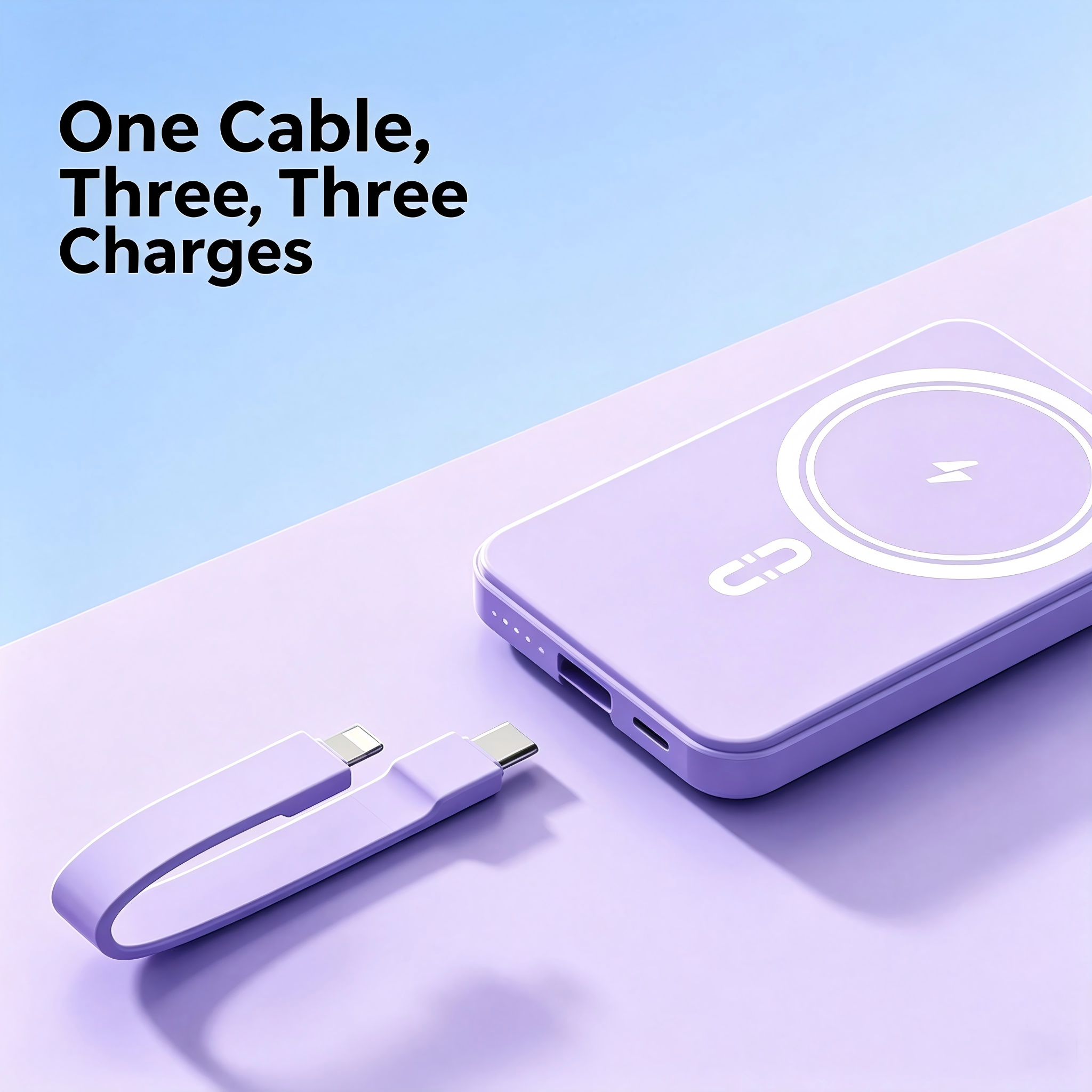 Portable Magnetic 10000mAh Type C Pd Power Bank