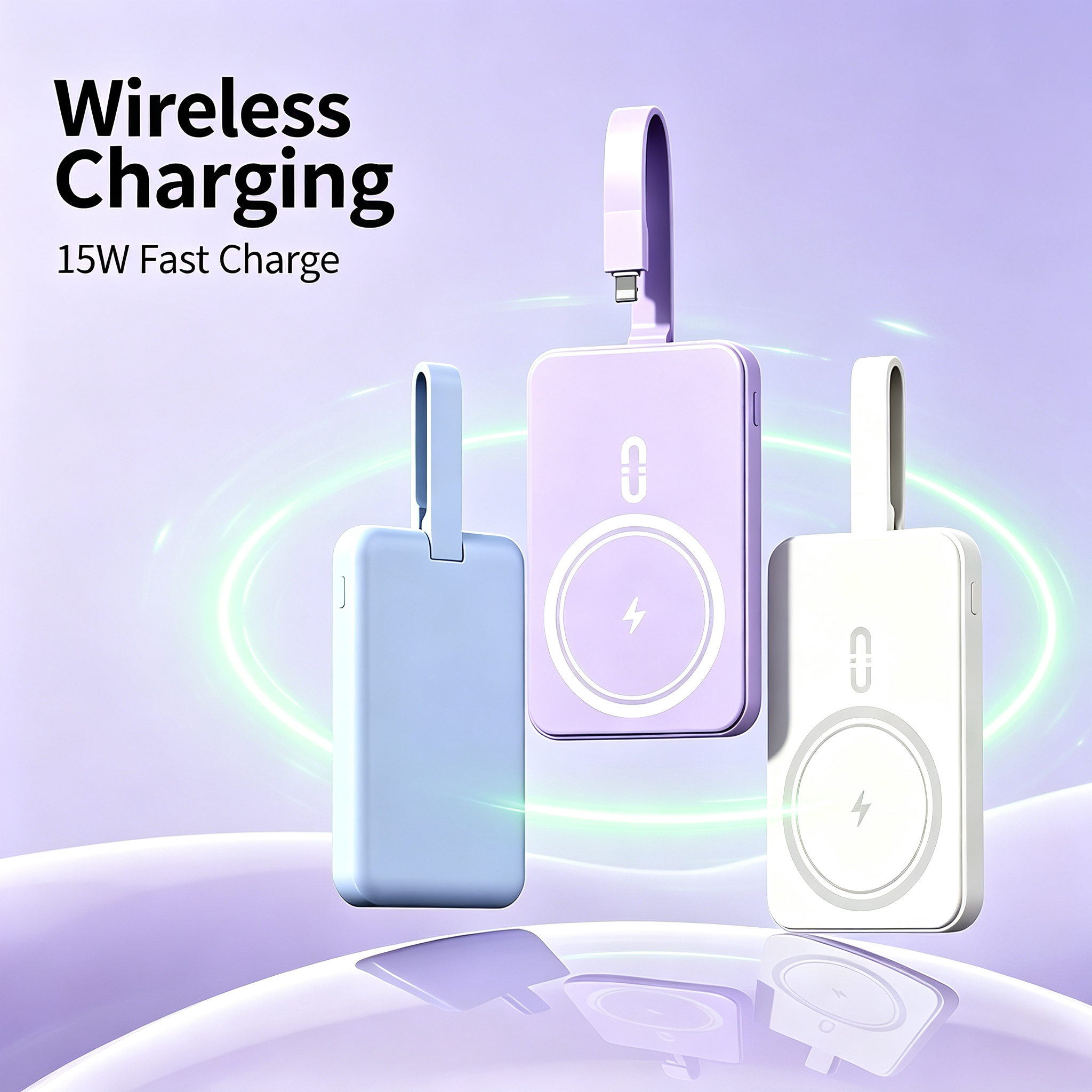Portable Magnetic 10000mAh Type C Pd Power Bank