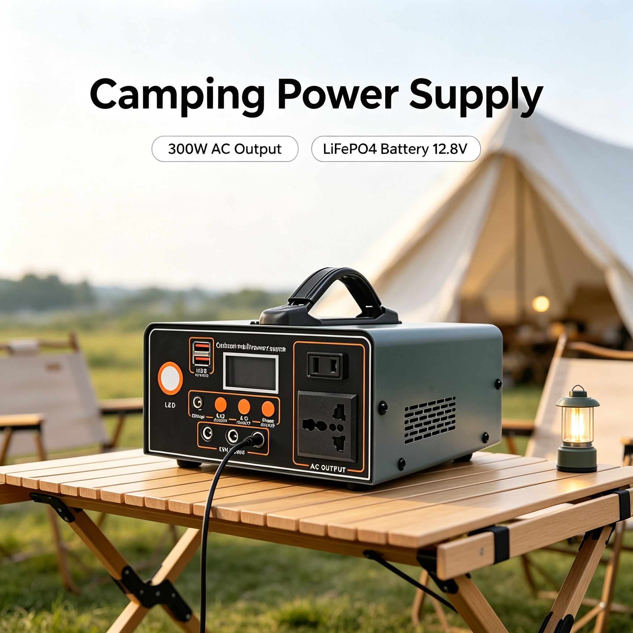 Outdoor Camping Solar Charging Power Supply