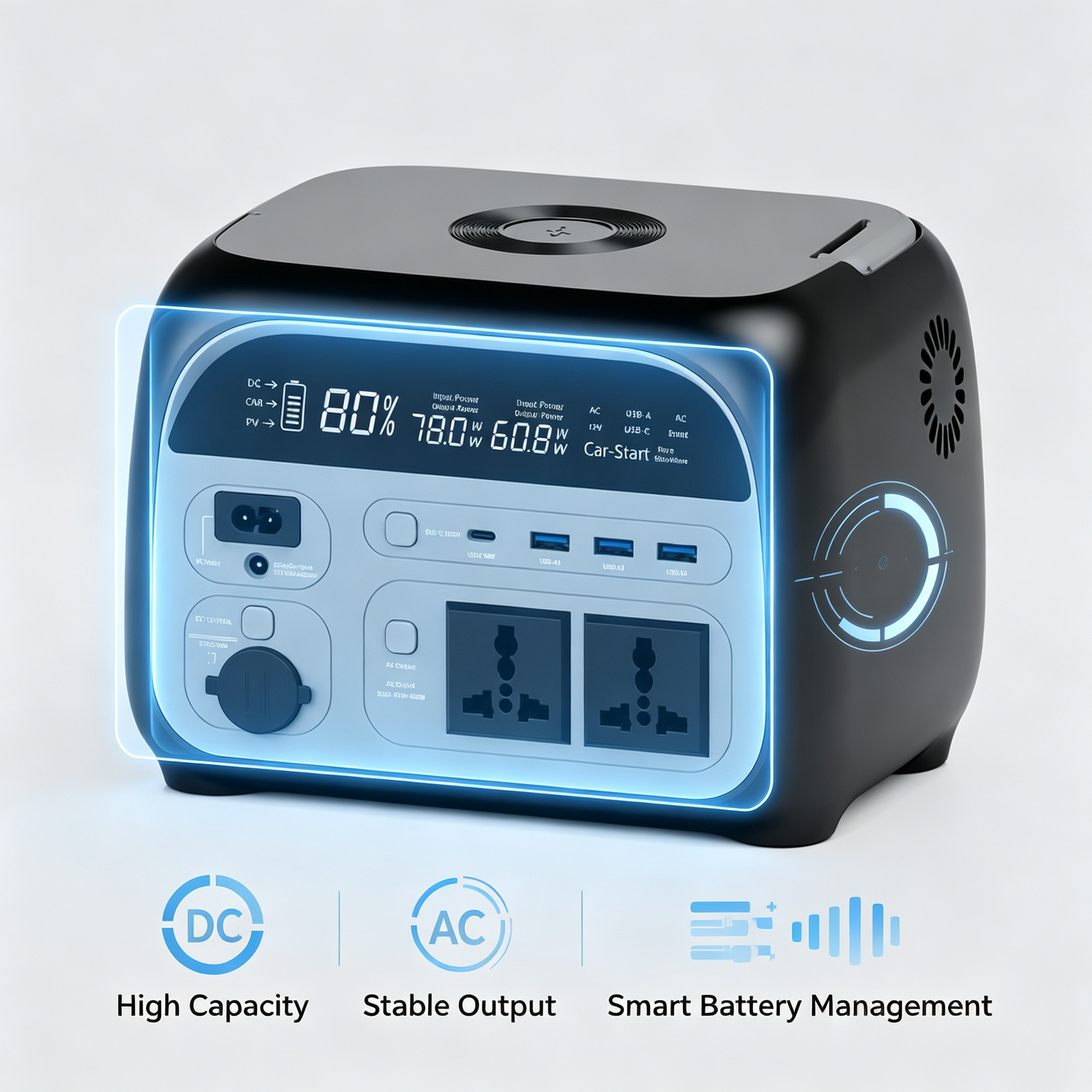345.1wh Pure Sine Wave Power Station