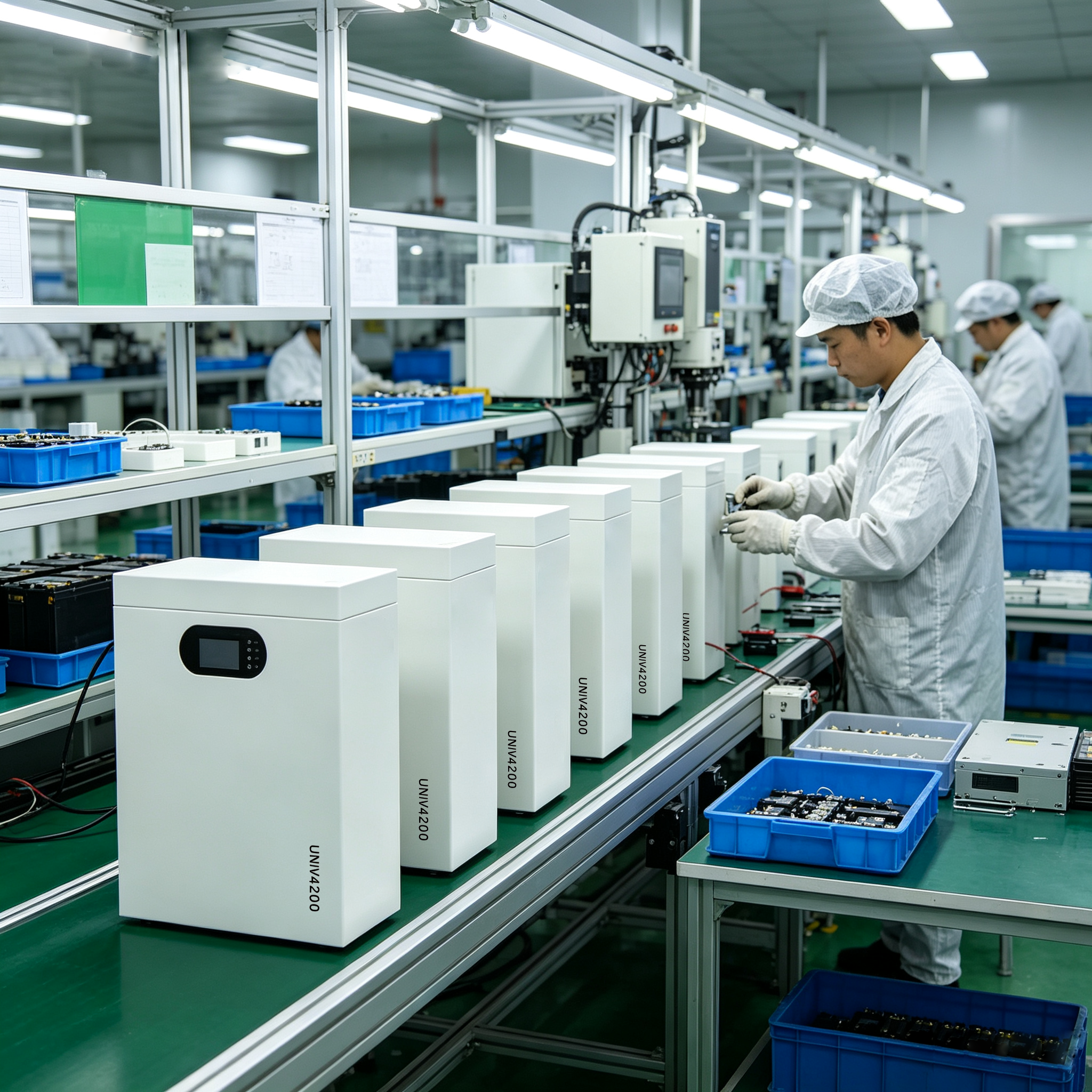 4.2kWh LiFePO4 Home Energy Storage Battery 3.99kWh Usable Energy 90% DOD Wall Mount Solar Backup Battery 20 Units Parallel Expandable