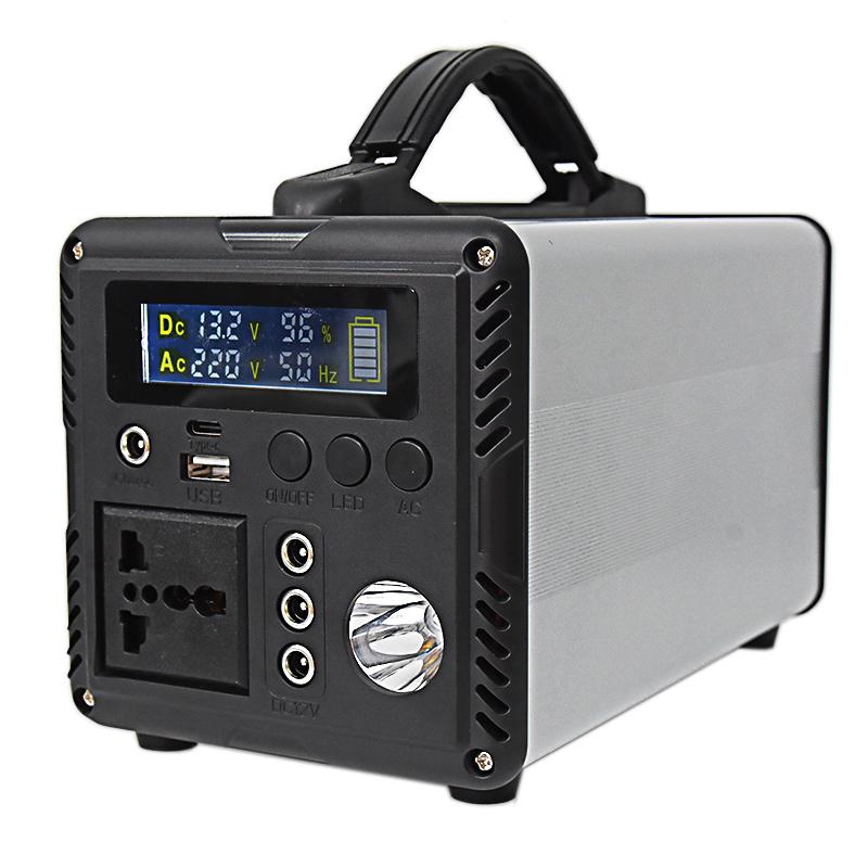 Emergency 600W Portable Power Station Solar