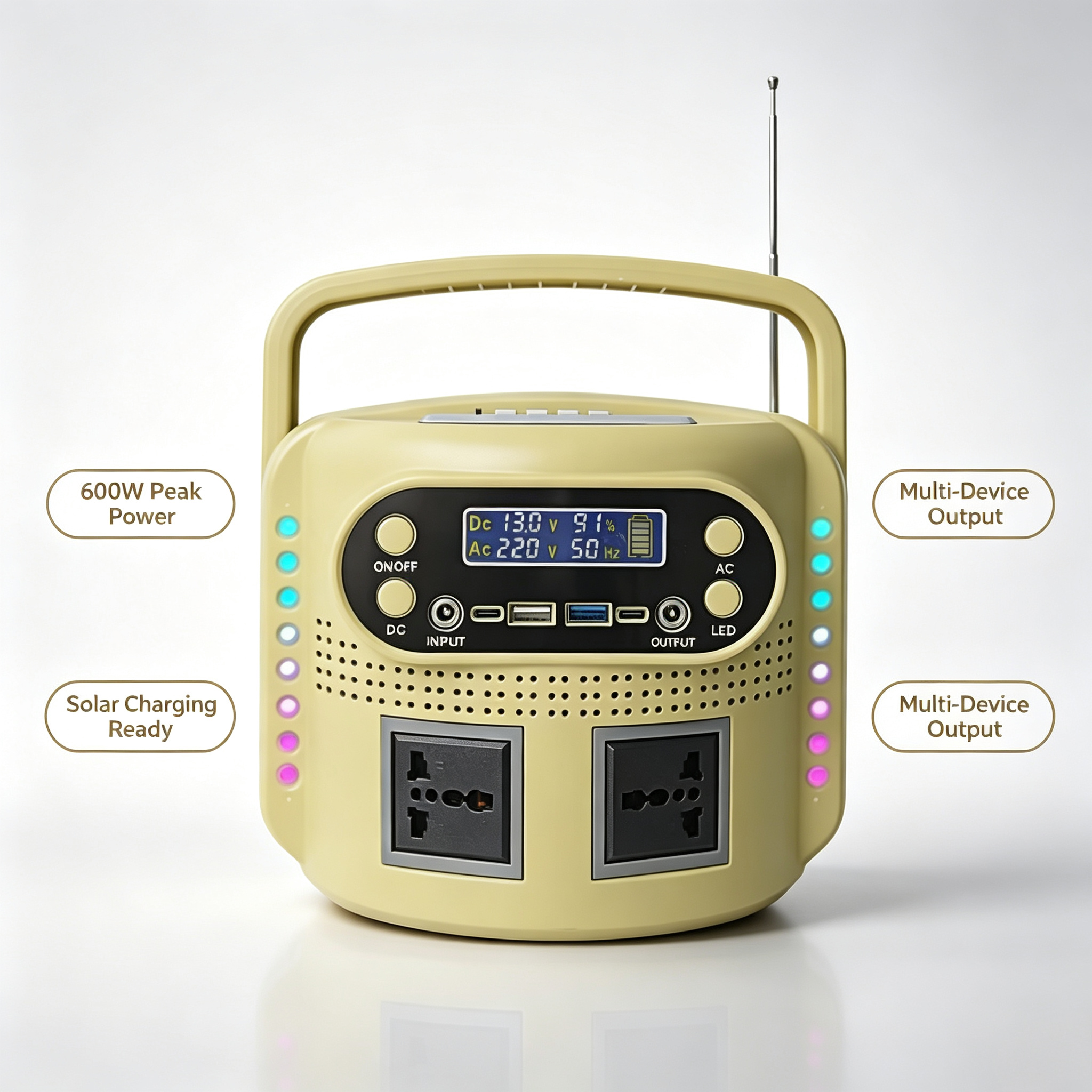 400W 220V Camping Backup Power Supply