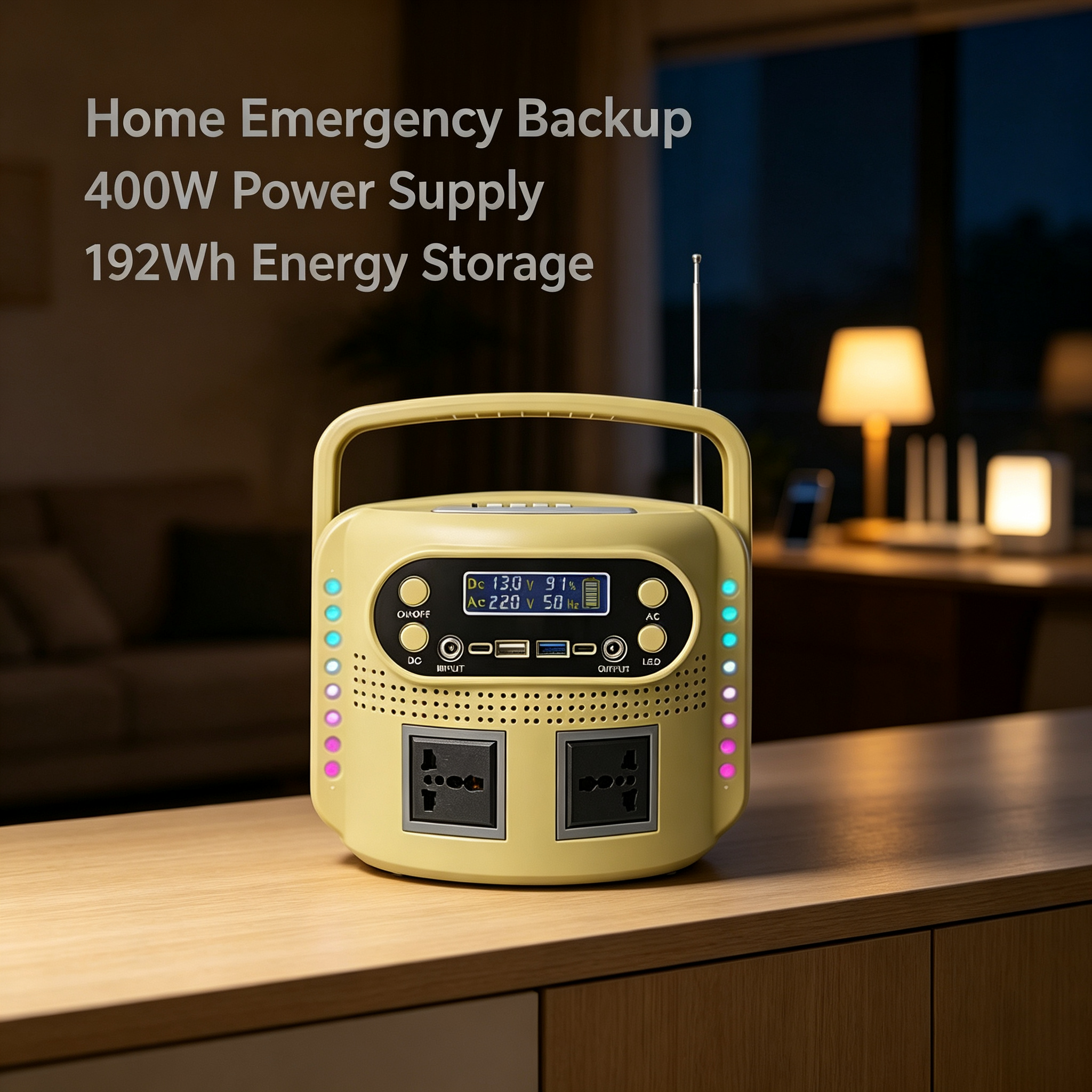 400W 220V Camping Backup Power Supply
