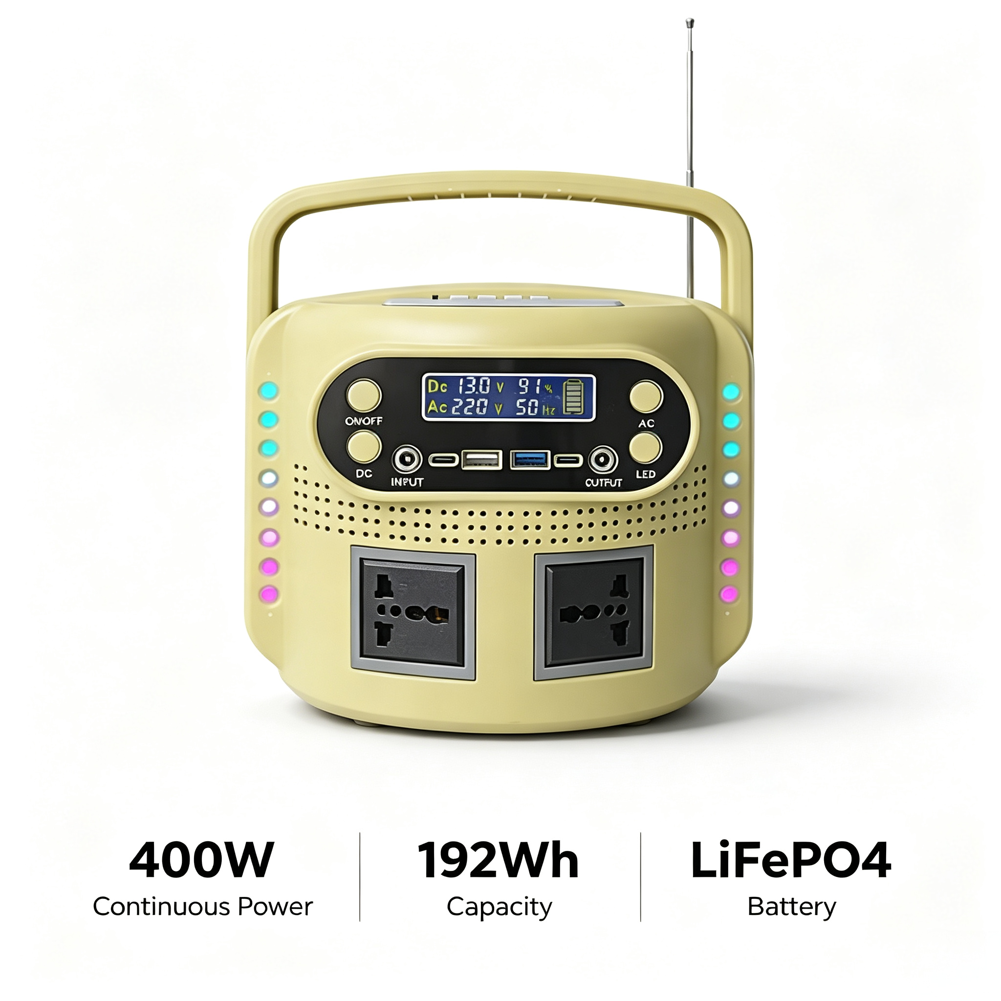 400W 220V Camping Backup Power Supply