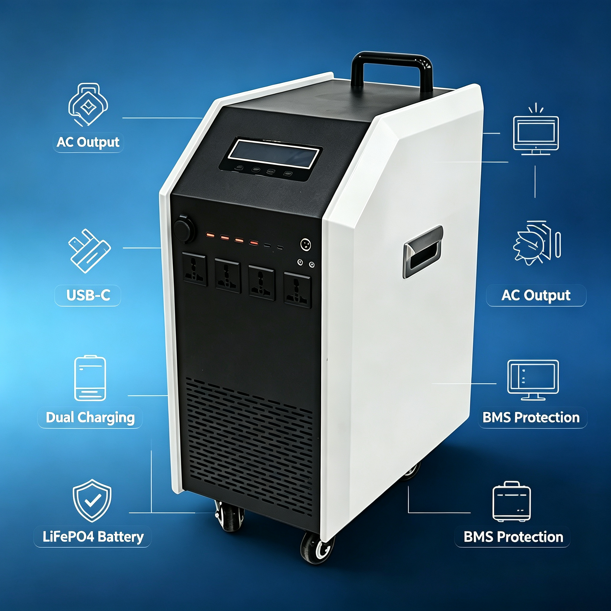 5000W Large Capacity Power Station