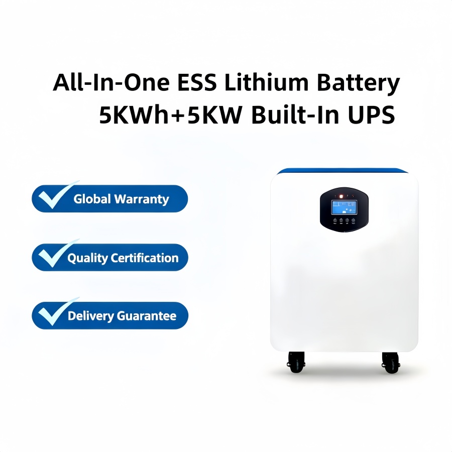 5.12kwh+5kw Stackable All-in-One Home Energy Storage | LiFePO4 Battery & Hybrid Inverter OEM ODM