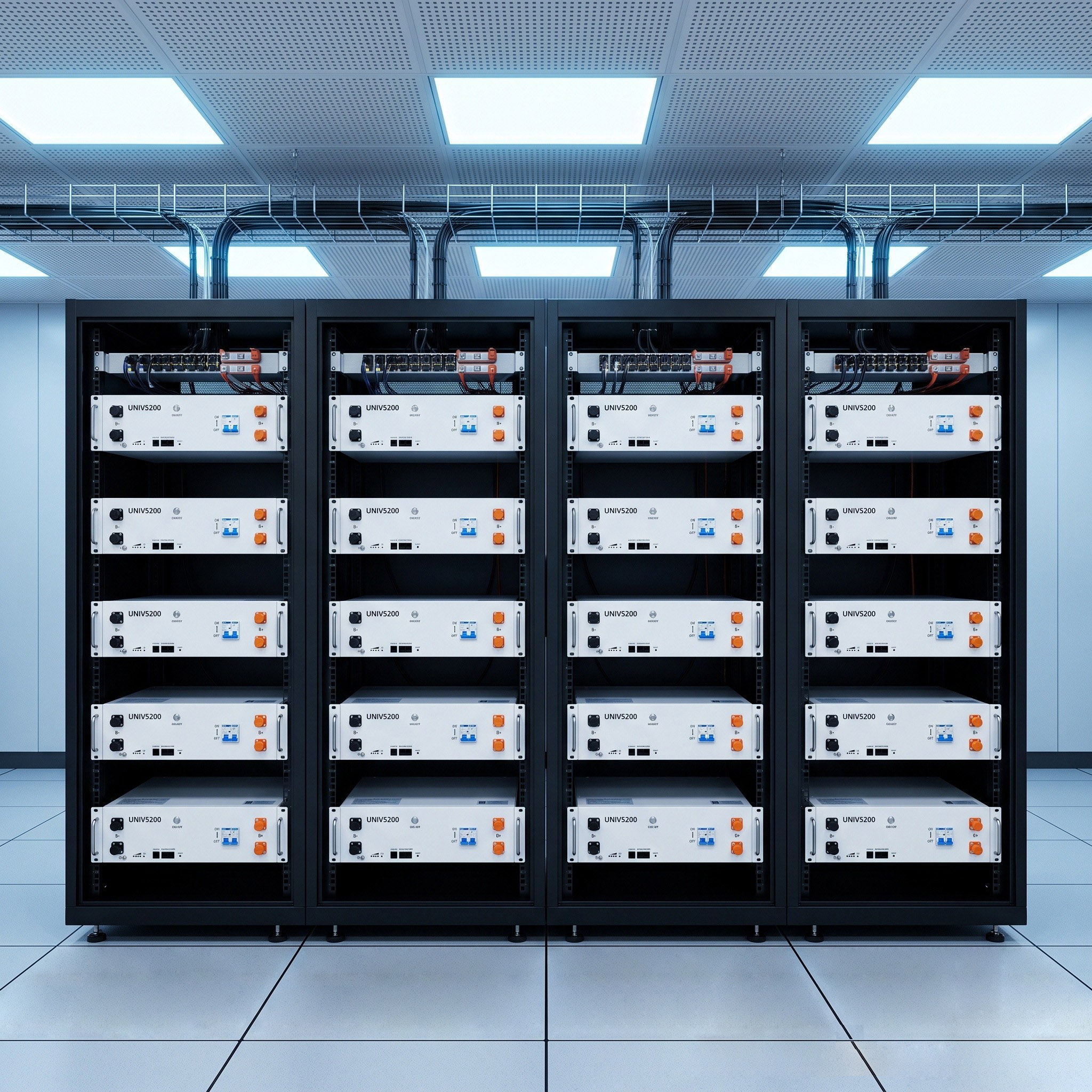 Plug-and-Play Rack Mounted LFP Storage Battery 5.12kWh, CAN RS485 Communication, Home Solar Energy Storage For Distributors