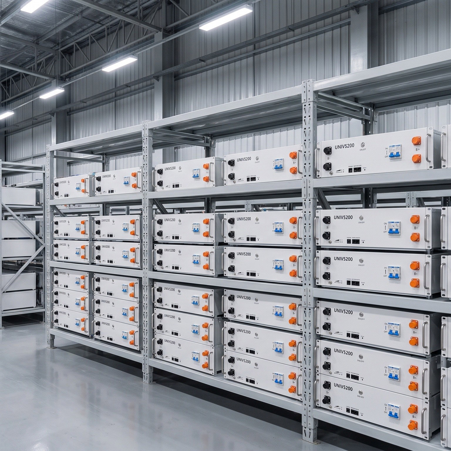 Plug-and-Play Rack Mounted LFP Storage Battery 5.12kWh, CAN RS485 Communication, Home Solar Energy Storage For Distributors