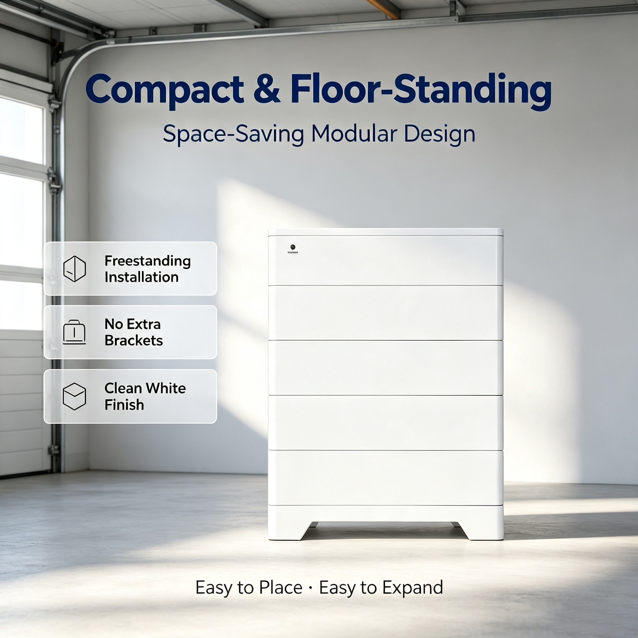 10~30kWh Modular Stackable High Voltage Solar Storage Battery