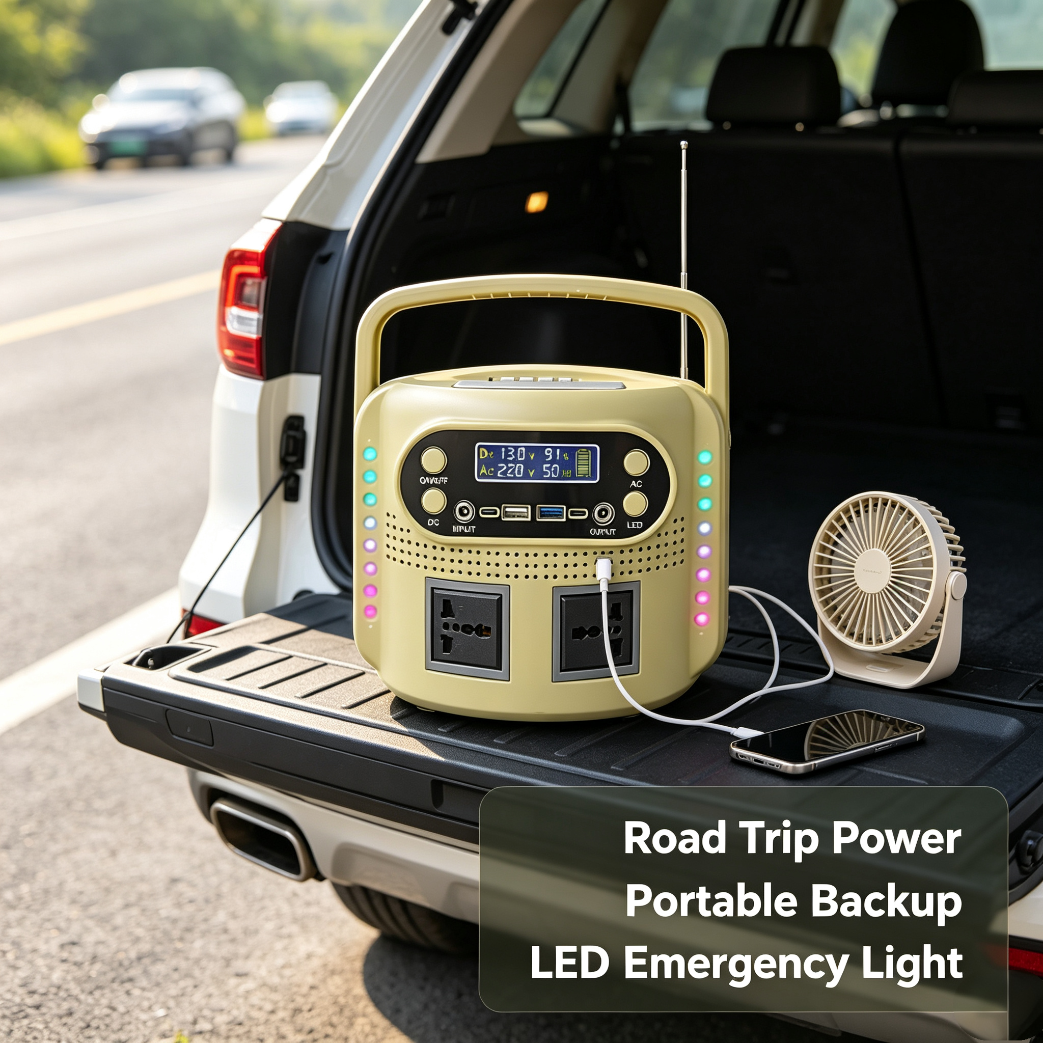 600W Home Backup Portable Solar Power Station