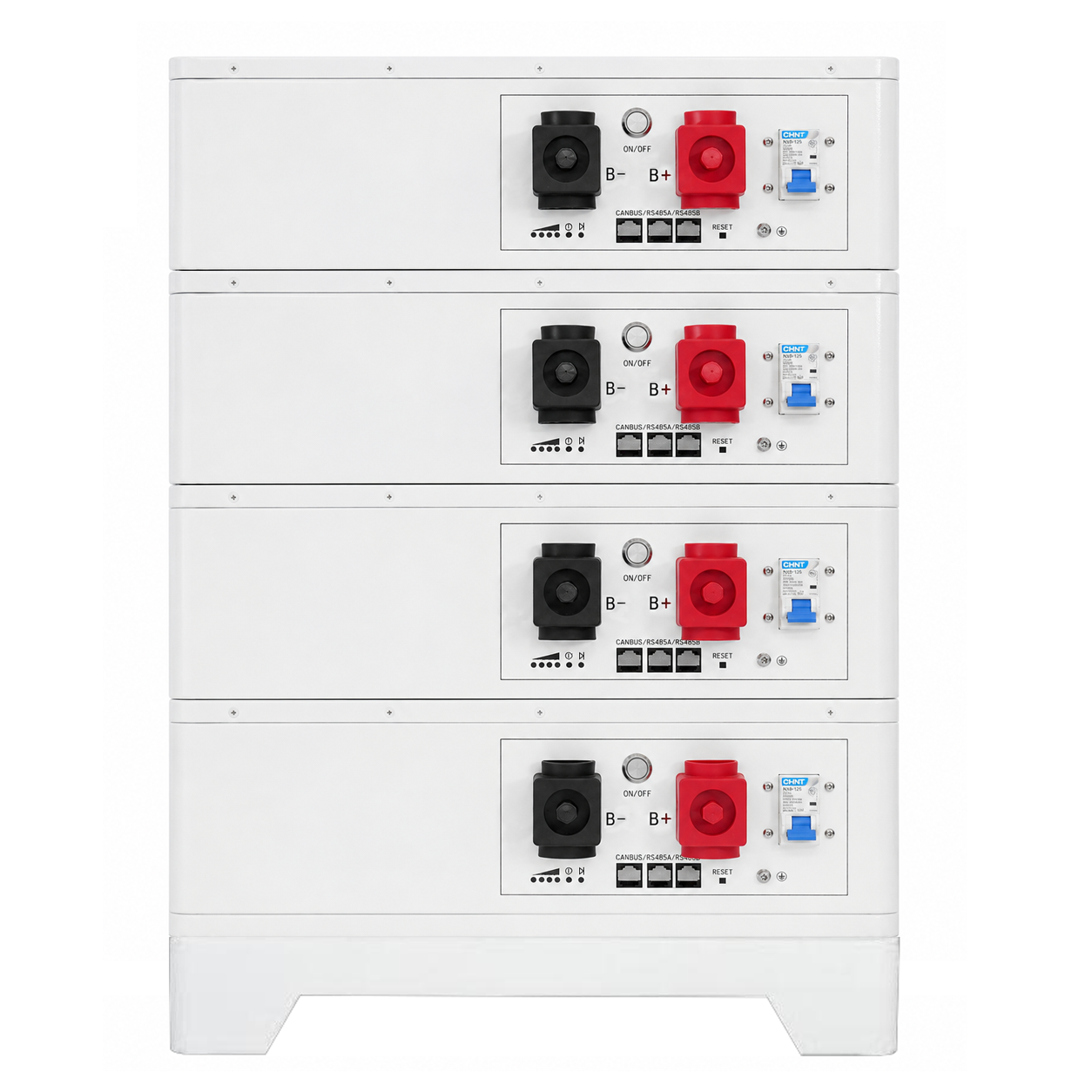 FlexiStack Stackable & Wall-mounted LiFePO4 Energy Storage Battery, 51.2V Modular Home PV Storage System, Bluetooth Monitoring, OEM ODM For System Integrators