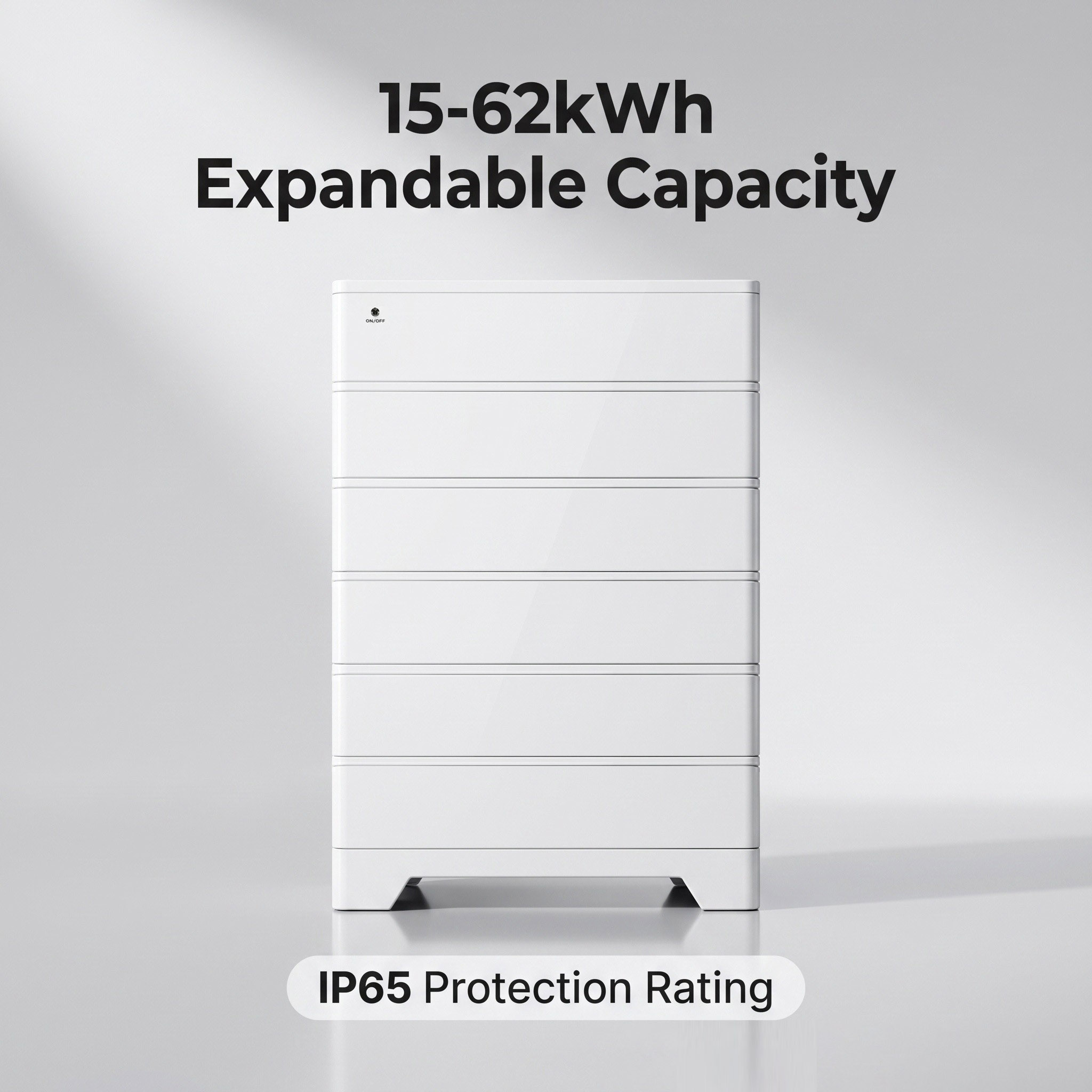 15~62kWh Modular Stackable High Voltage Solar Storage Battery