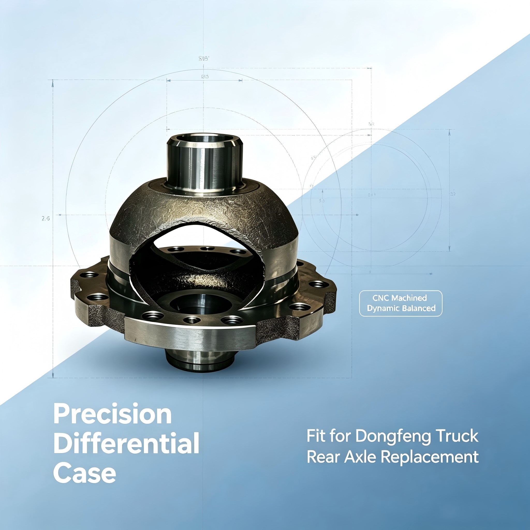 Differential Case QT450‑10 High‑Torque Replacement Part for Dong‑feng Commercial Truck Rear‑Axle