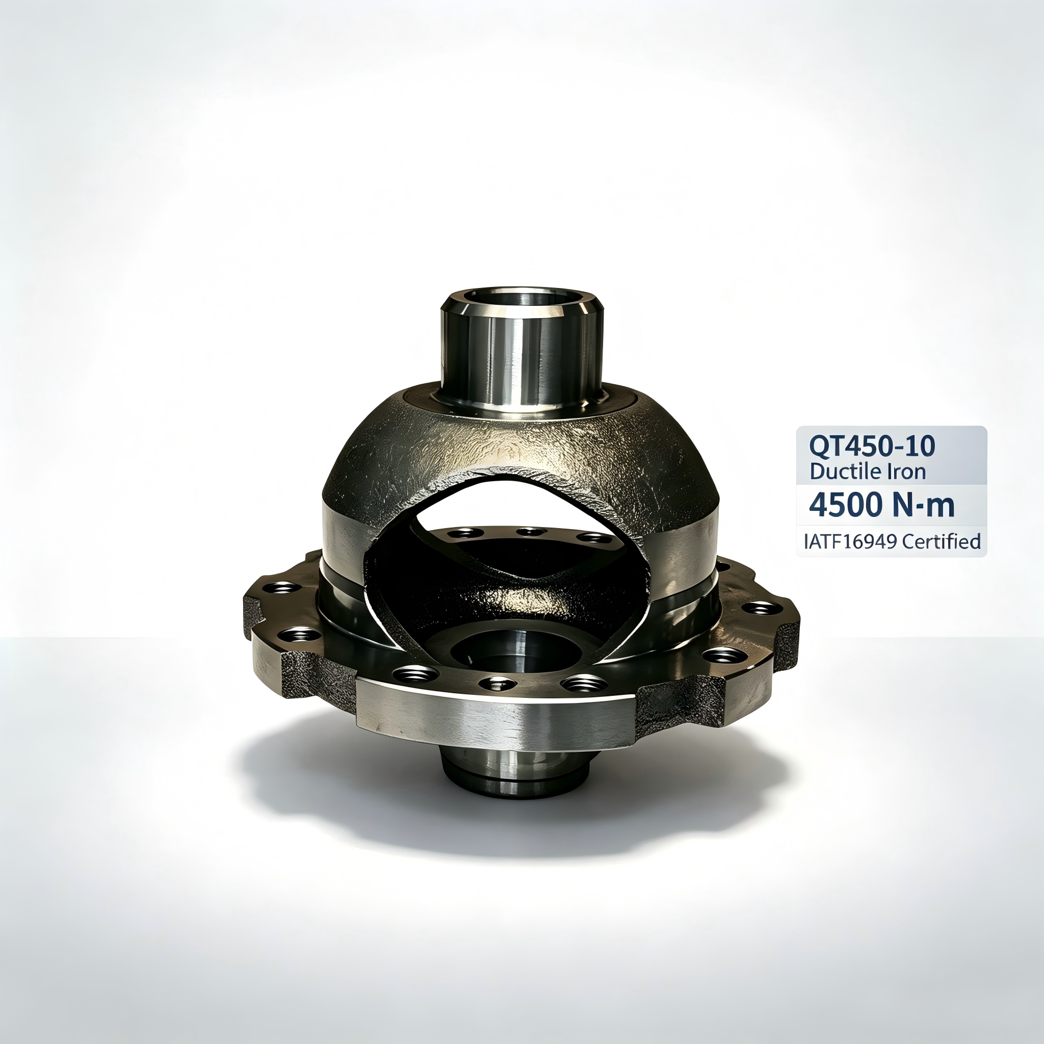 Differential Case QT450‑10 High‑Torque Replacement Part for Dong‑feng Commercial Truck Rear‑Axle