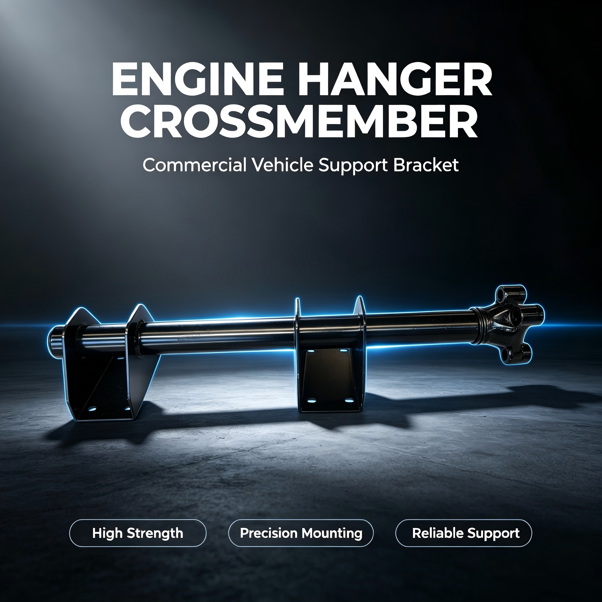 Truck Engine Support Crossbeam Heavy Duty Engine Mount Bracket