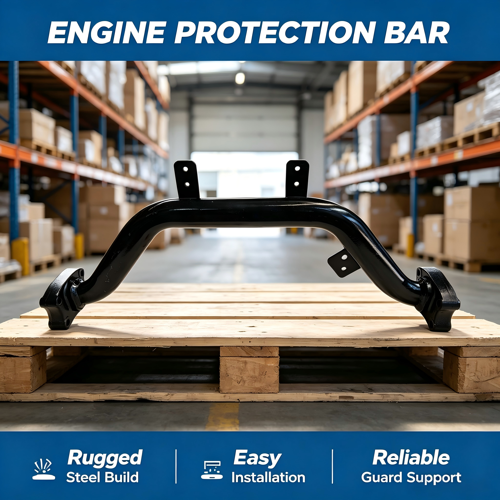 Reinforced Heavy Duty Truck Engine Protection Anti-Collision Guard Bar