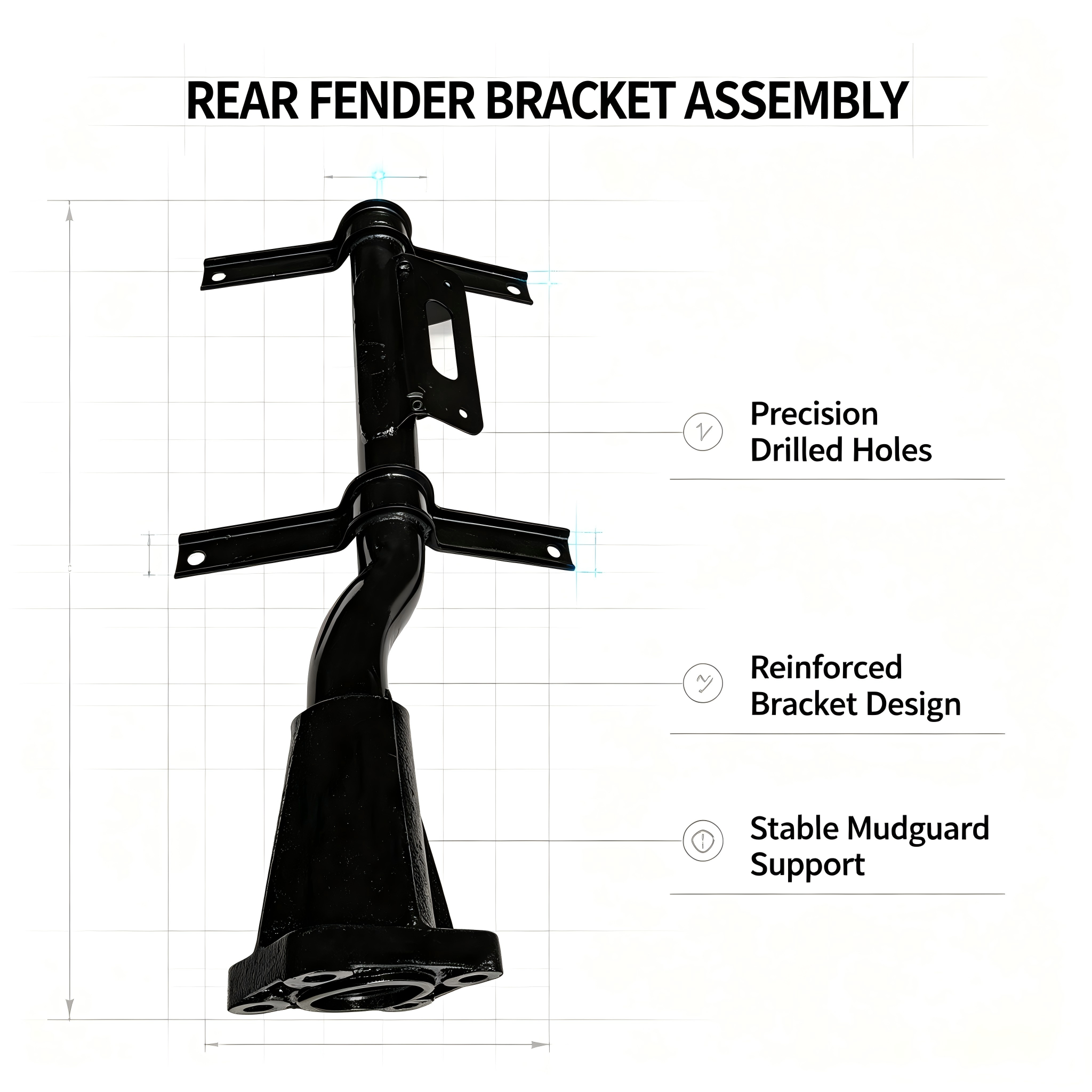 heavy-duty-rear-mudguard-bracket-for-commercial-truck