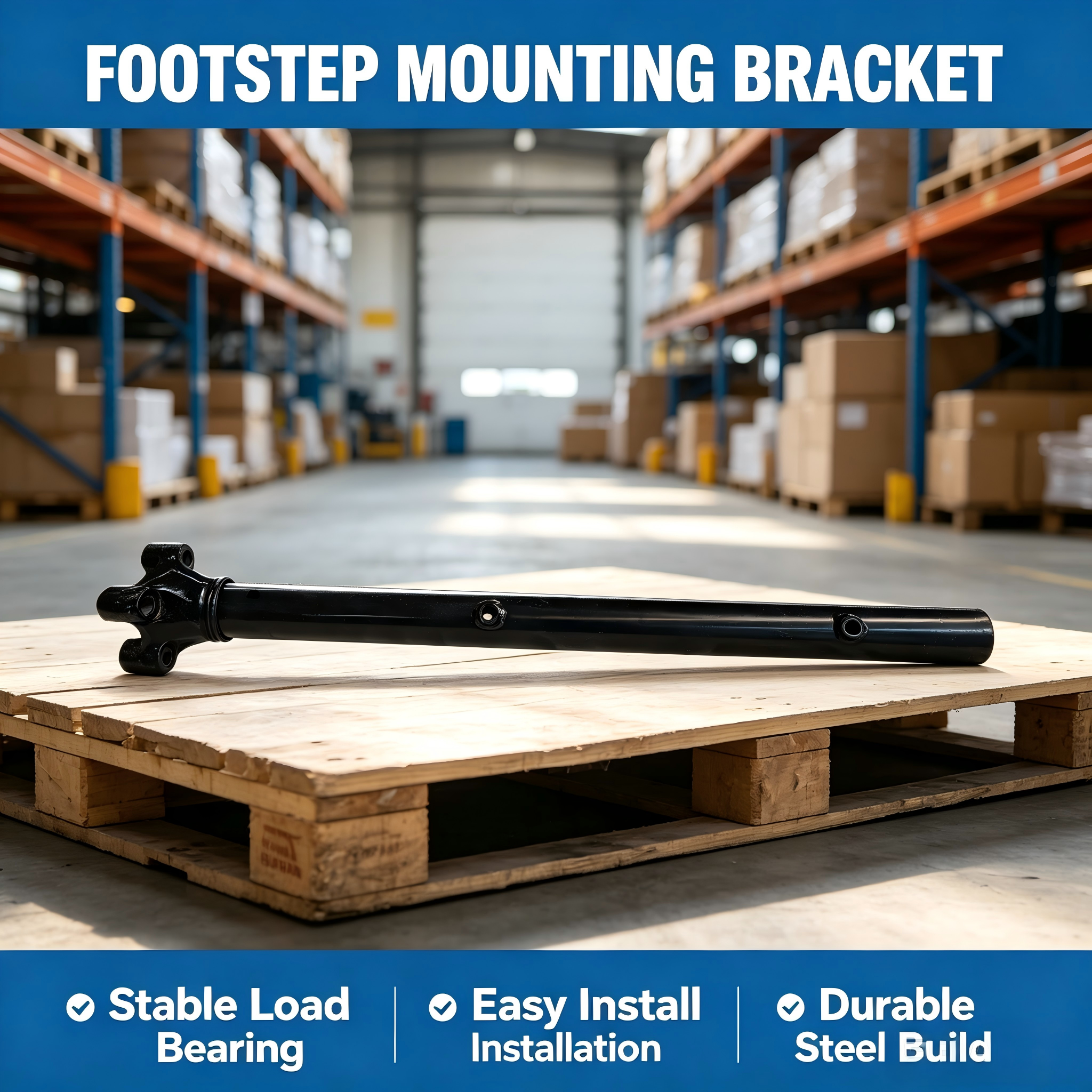 thick-steel-rear-step-bracket-anti-rust-load-bearing