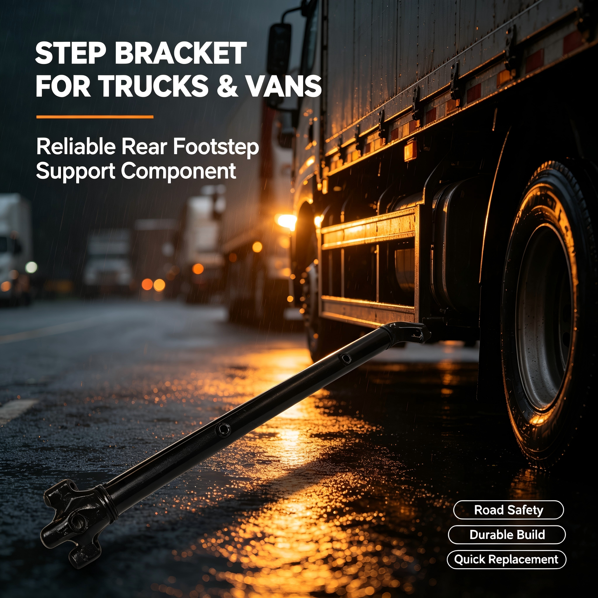 thick-steel-rear-step-bracket-anti-rust-load-bearing